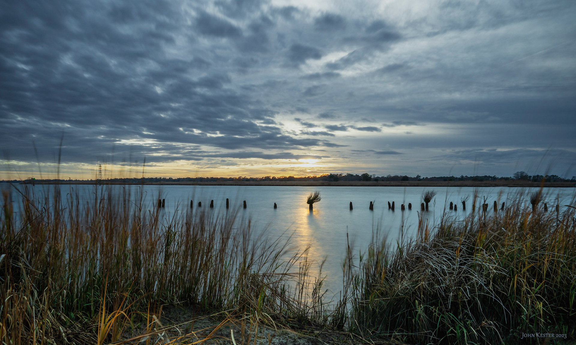 Sunset over the Sampit River