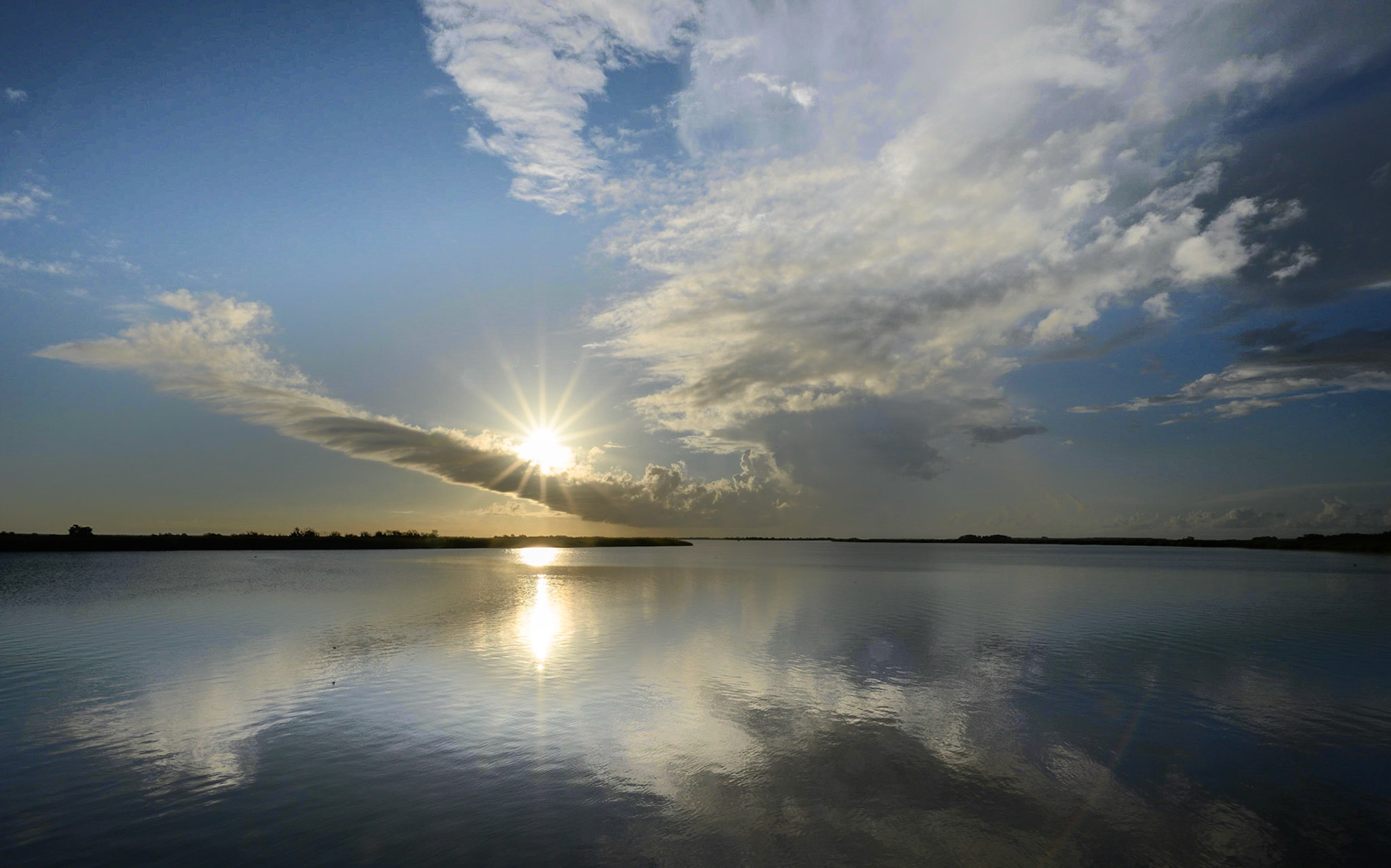 Sunrise over the Santee Delta at Santee Coastal Reserve