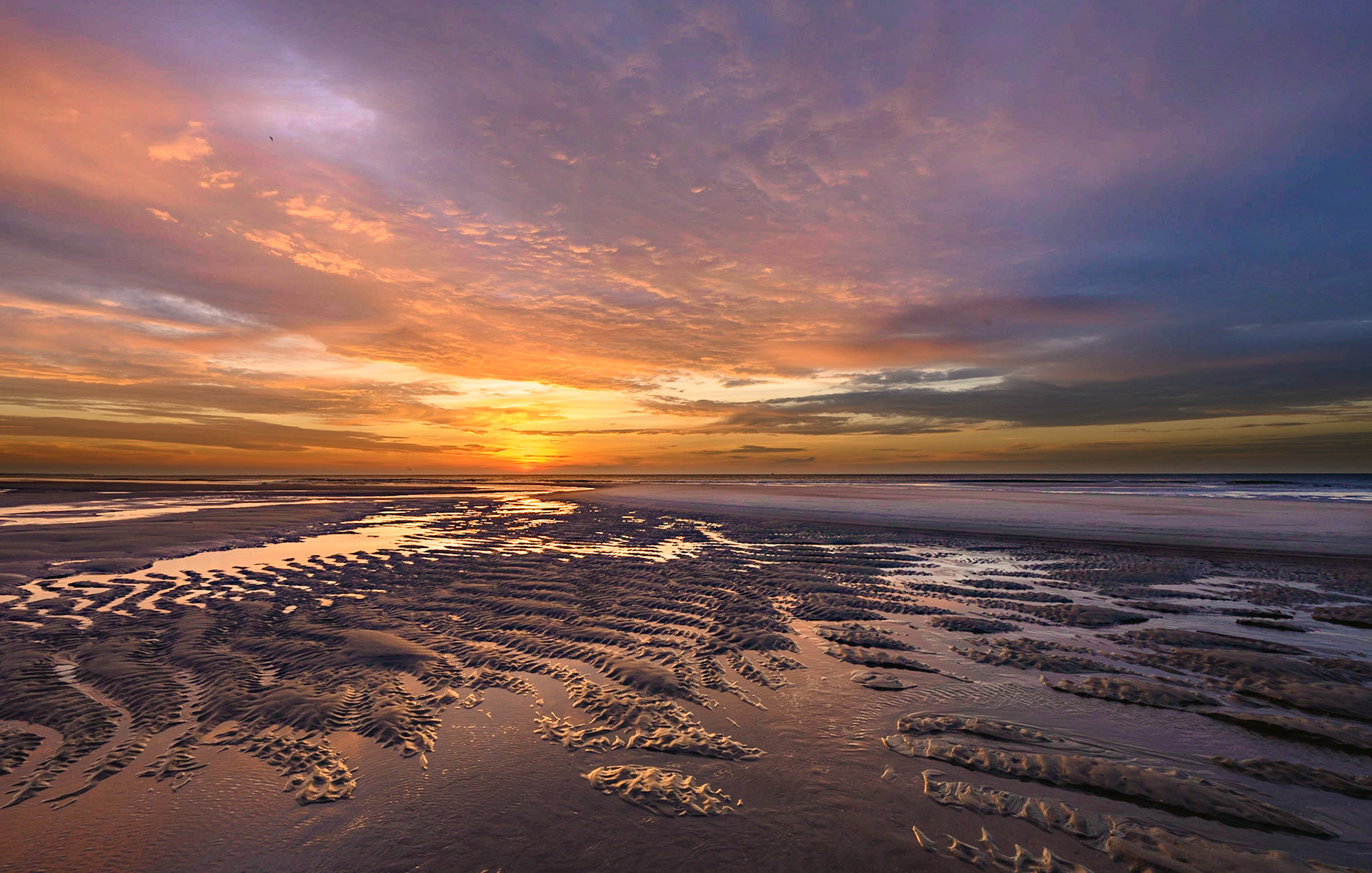 Sunrise at Pawleys Island south end