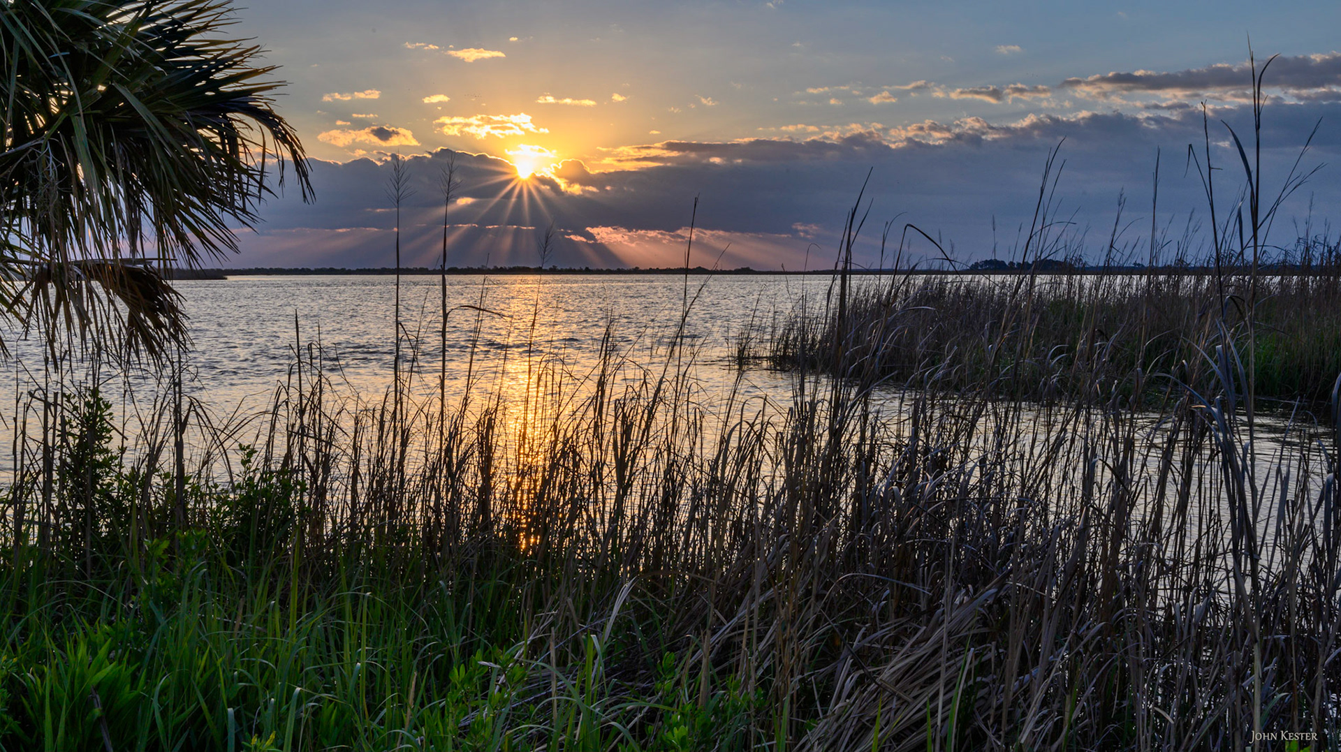 Sunrise over the Santee Delta at Santee Coastal Reserve