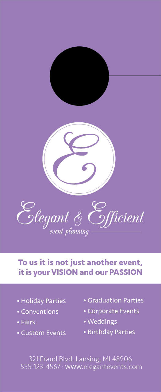 Door Hanger - Back Design