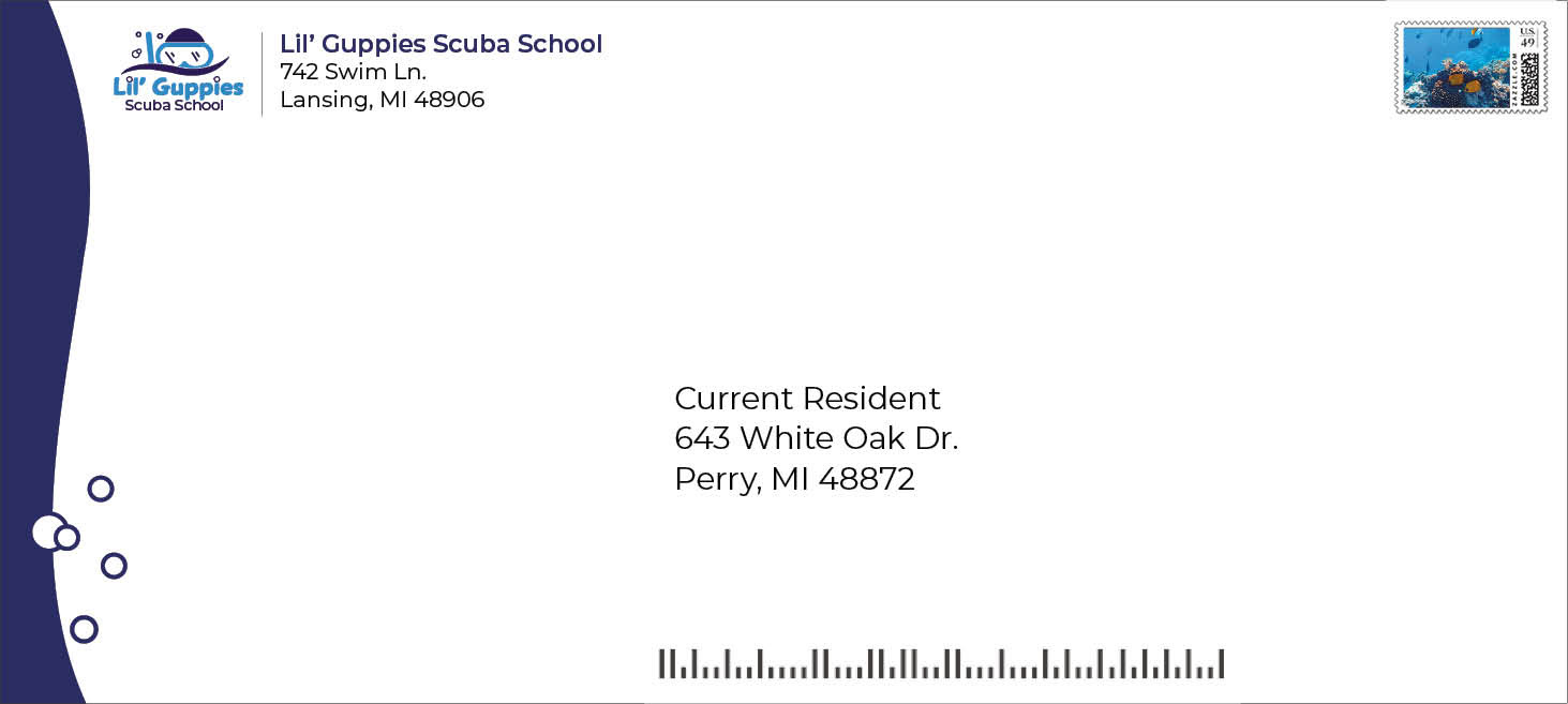 Lil' Guppies Business Envelope