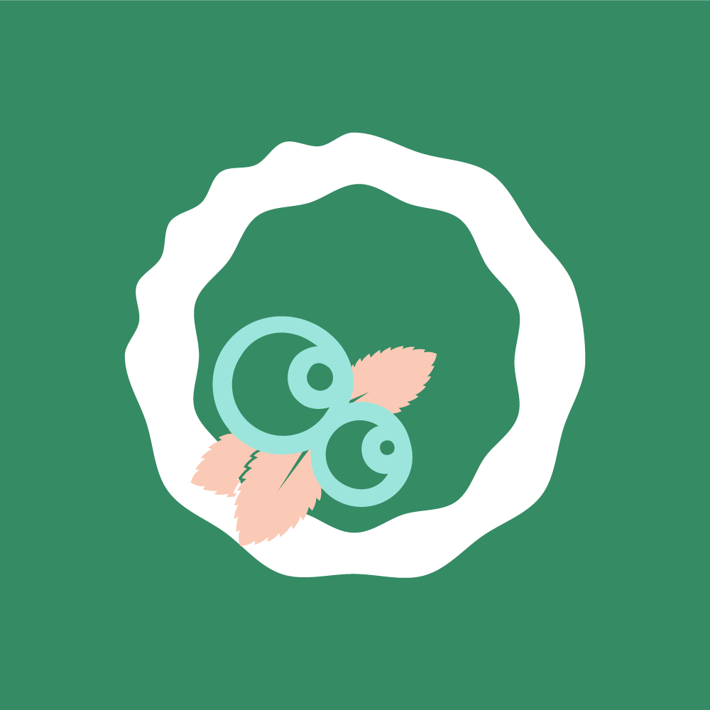 La Postrería Bakery Logo Icon Green