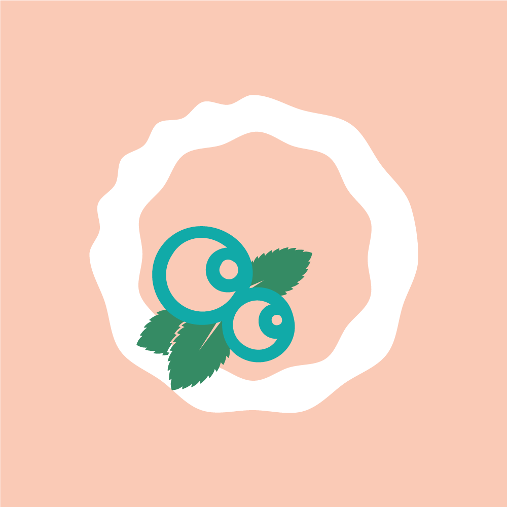 La Postrería Bakery Logo Icon Peach