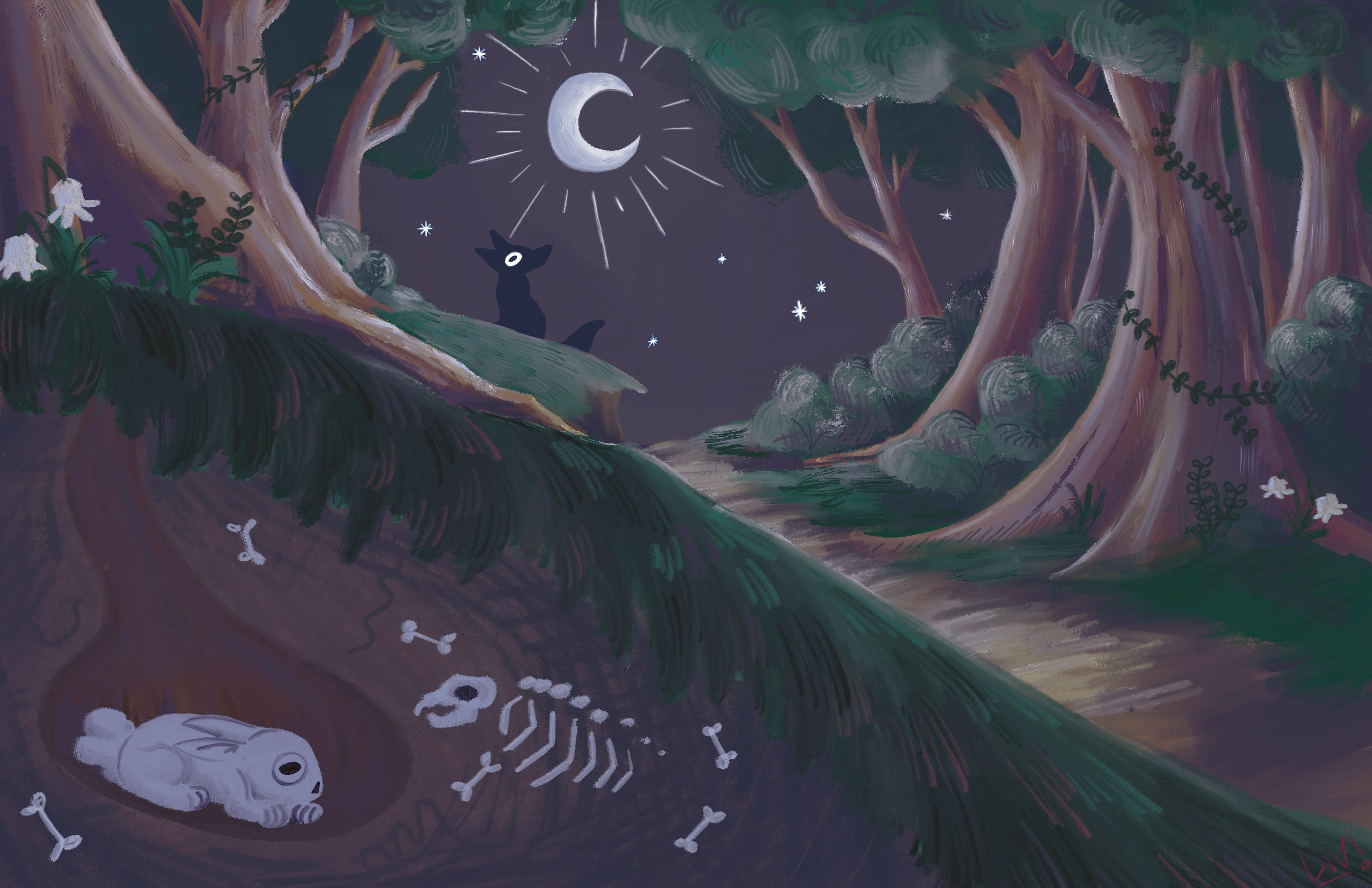 safe haven. digital painting.