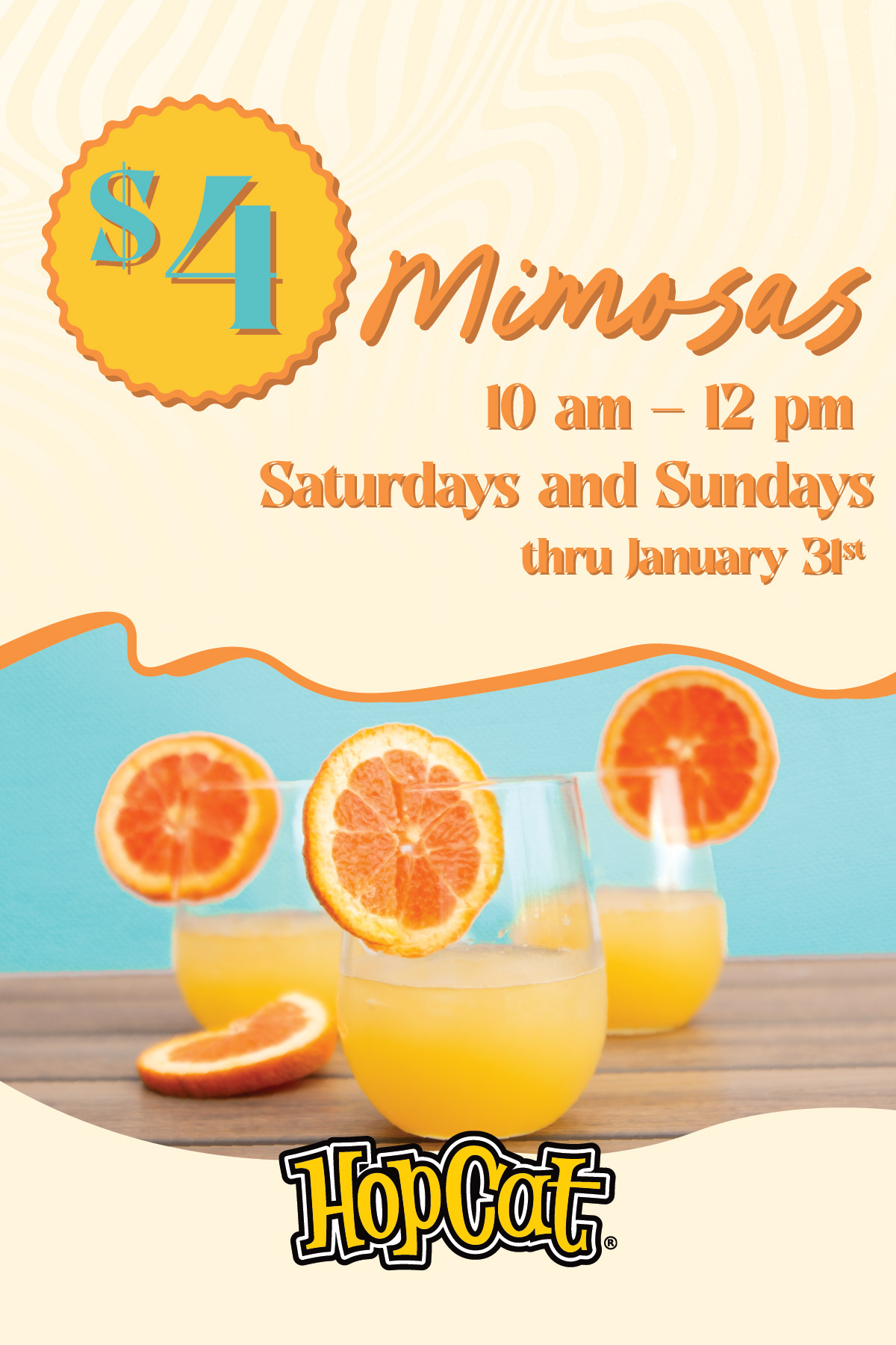 mimosa special table tent
