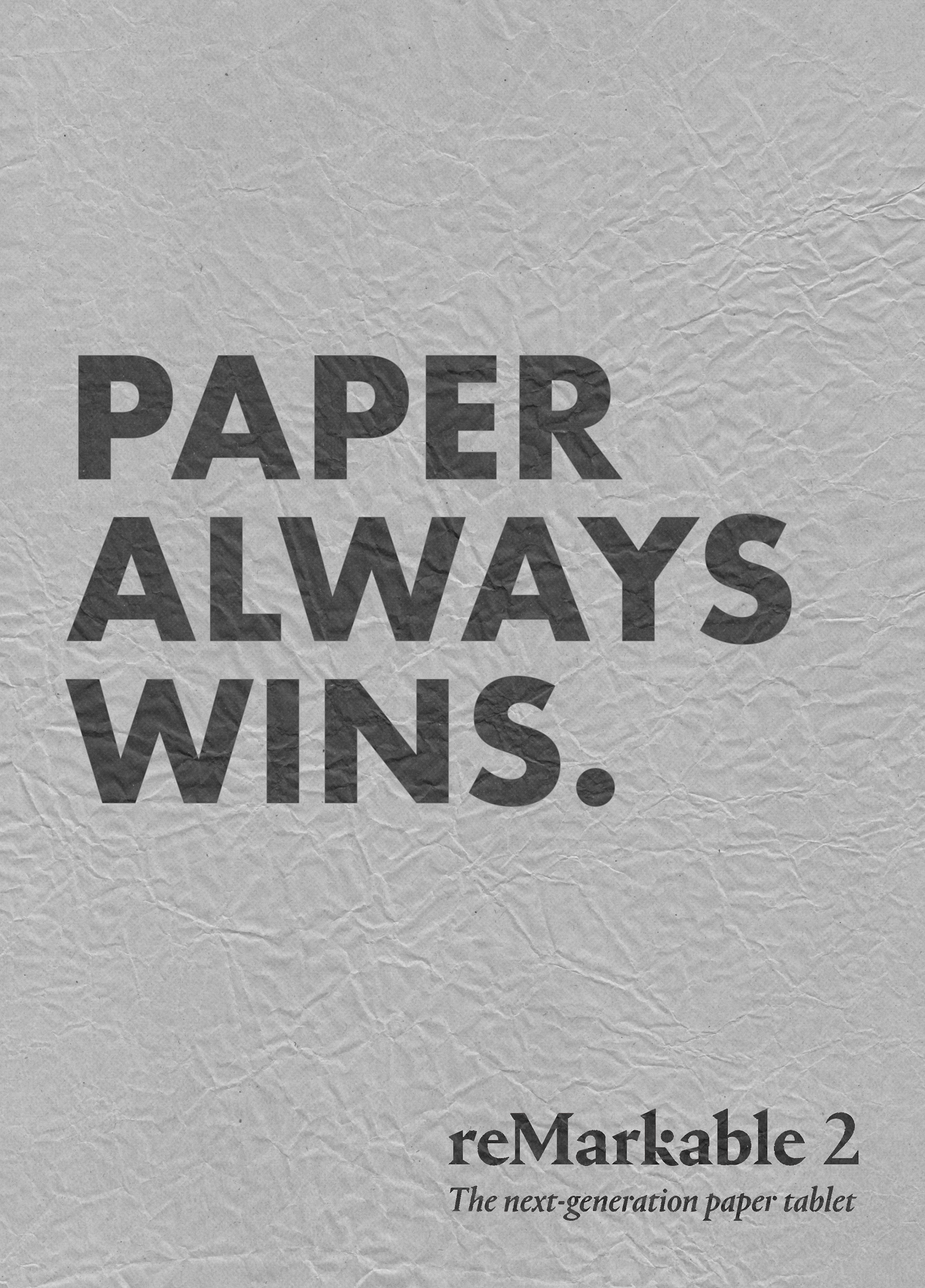 Riley Levine - Remarkable 2 - Paper Always Wins