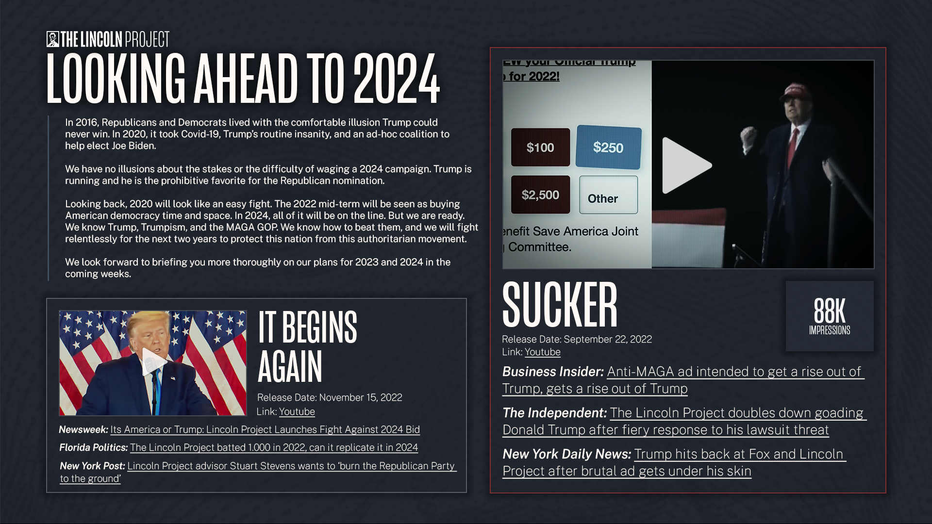Looking Ahead to 2024