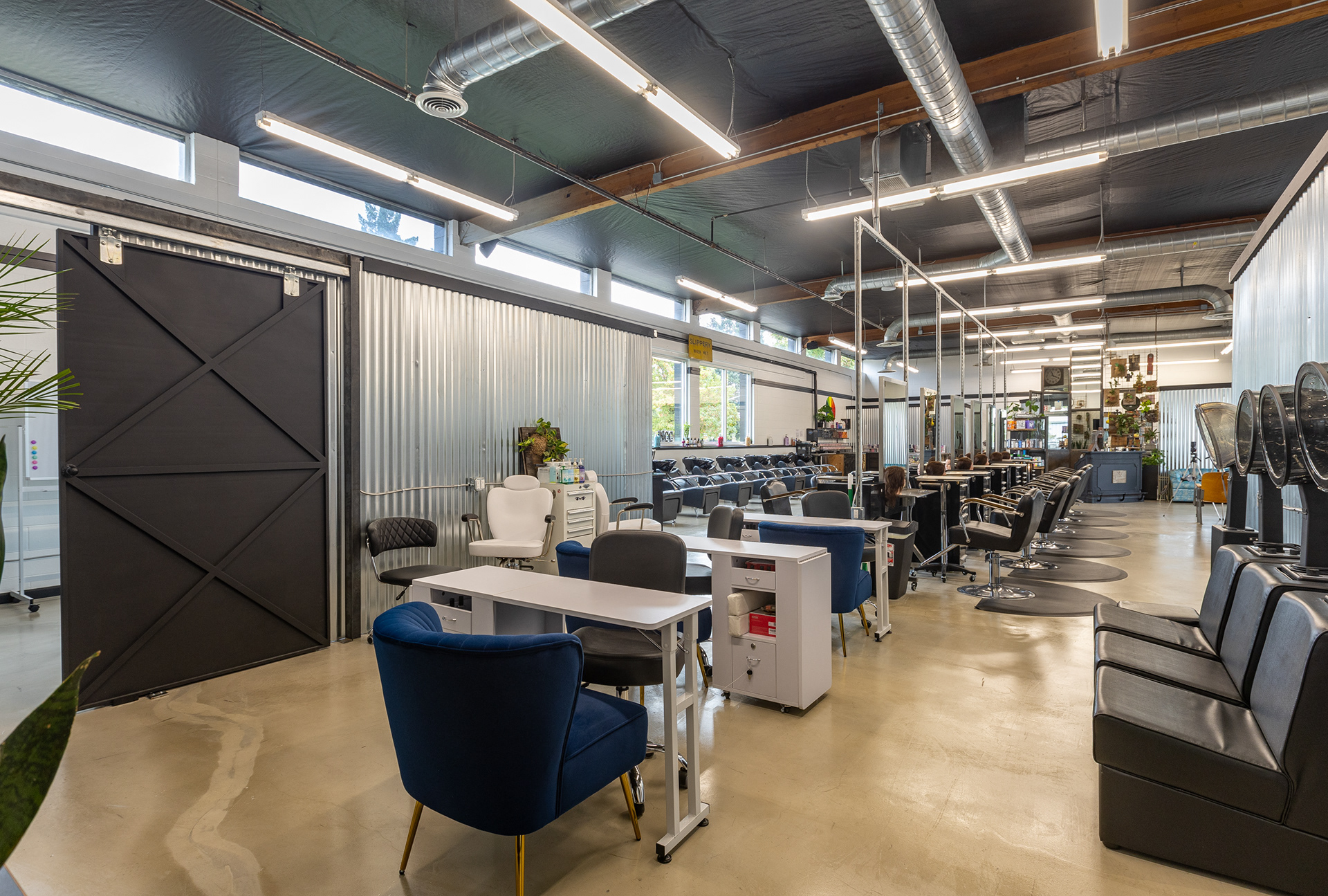 manicure-area-at-cosmotology-school-interior-Napa-Cosmo-Collective