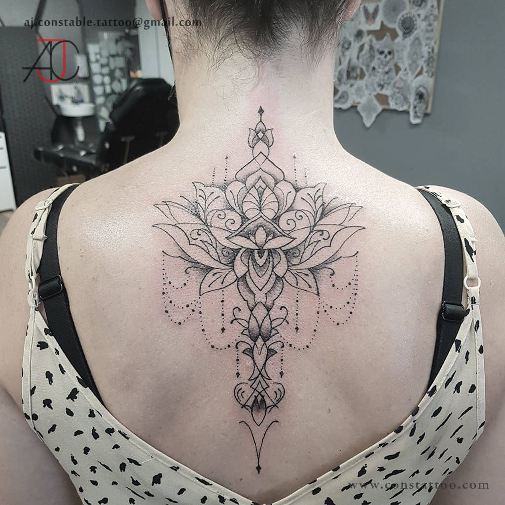 Large Back Mandala - AJ Constable Tattoo