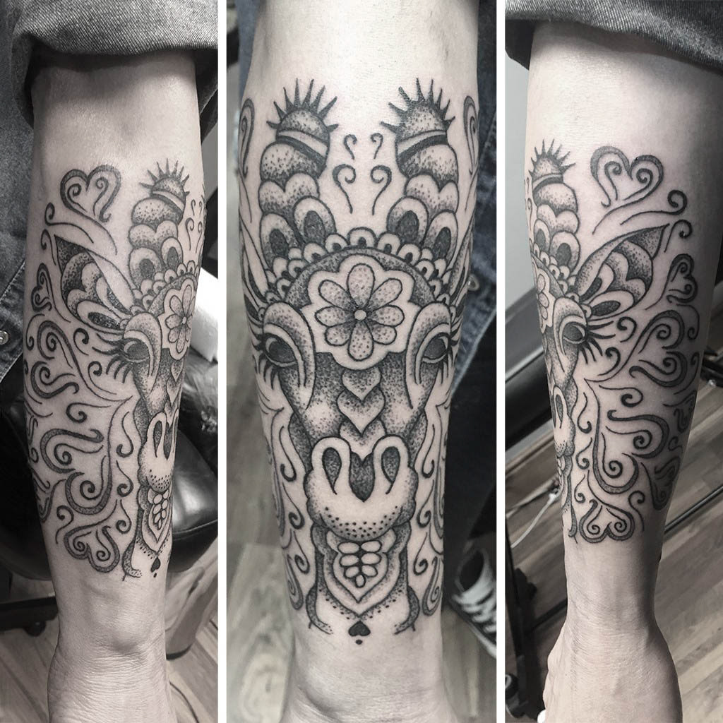 Giraff  - AJ Constable Tattoo