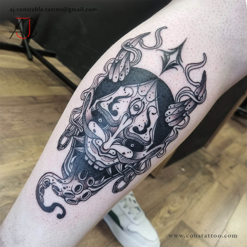 Onya Mask - AJ Constable Tattoo