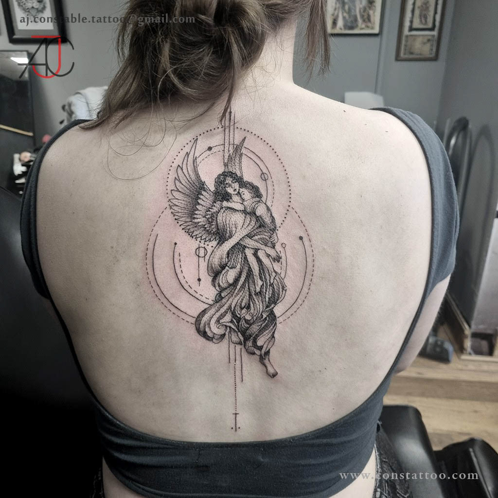 Illustrative back Design - AJ Constable Tattoo
