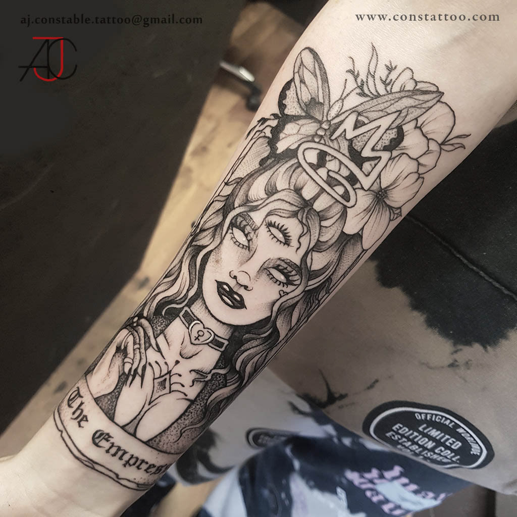 Empress tarot Card Tattoo