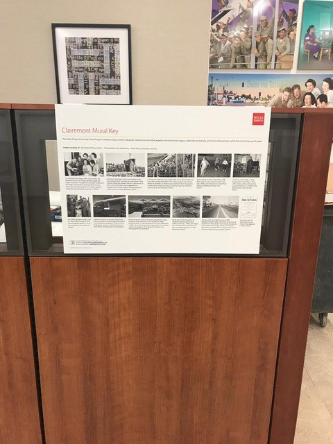 The companion Clairemont mural key, showing the archival source images and researcher’s captions.
