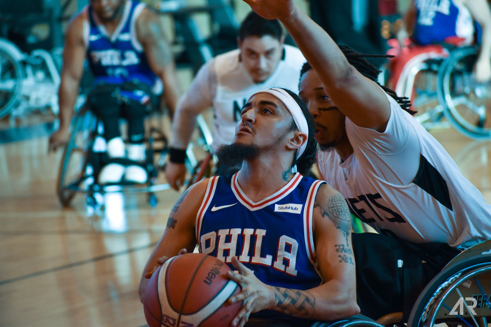 Wheelchair Basketball Shot