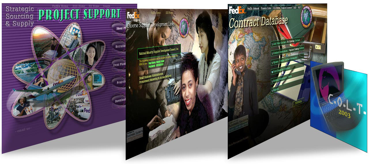 Corporate websites and web pages created in Photoshop, Illustrator, Dreamweaver, Storyline and MUSE
