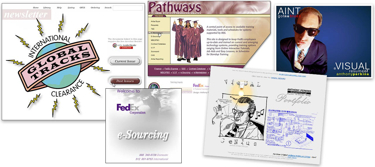 Corporate websites and web pages created in Photoshop, Illustrator, Flash, Storyline and Dreamweaver