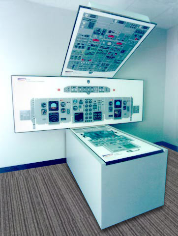 Completed papertrainer station