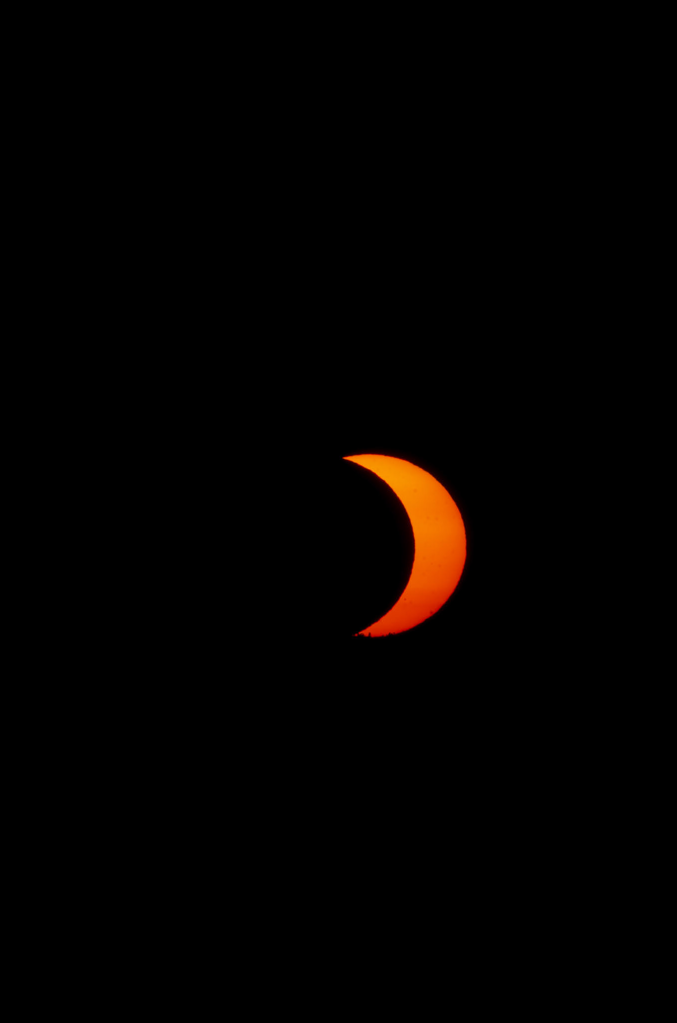 Eclipse solaire partielle