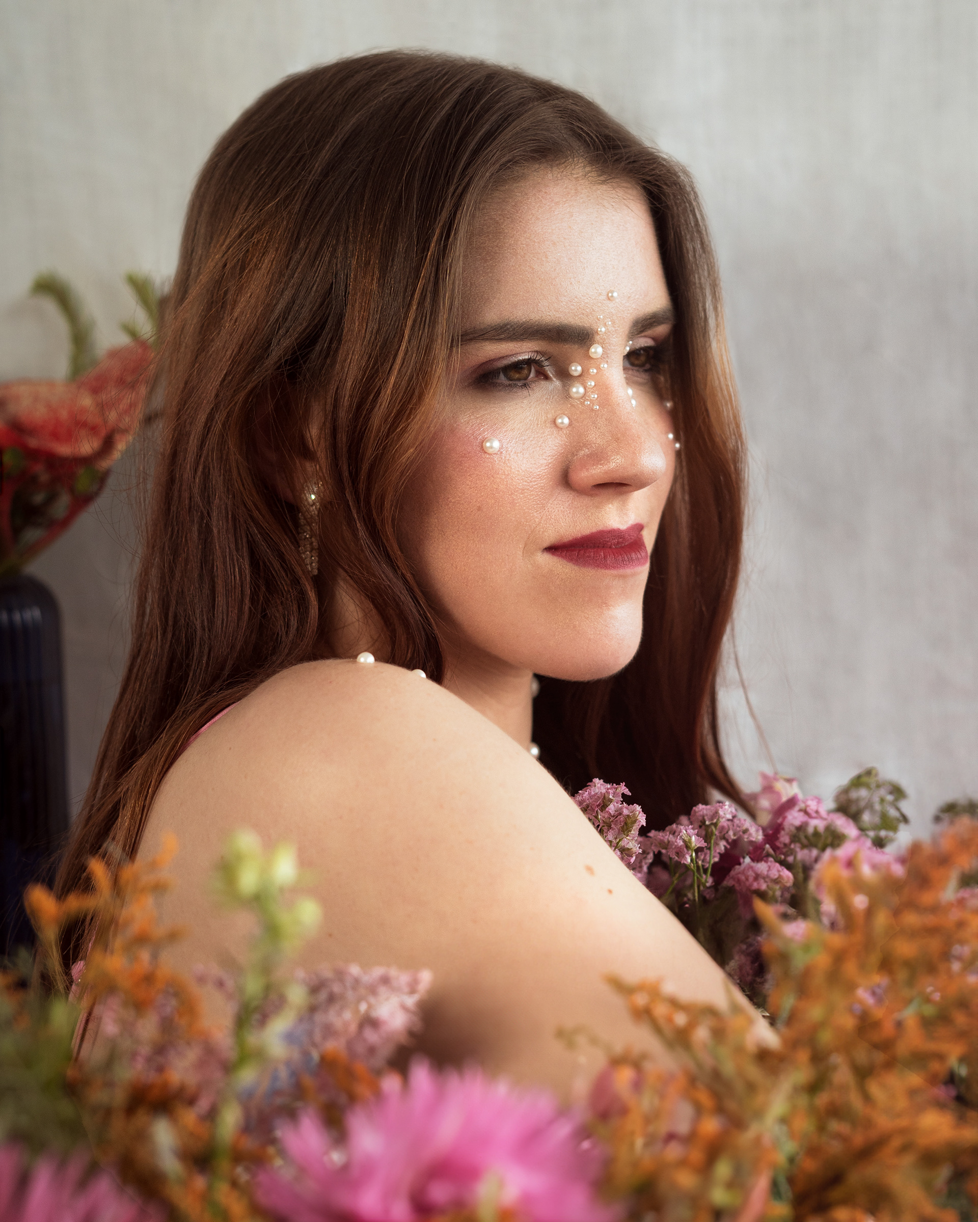 Emilie - Séance Fleurs et Perles