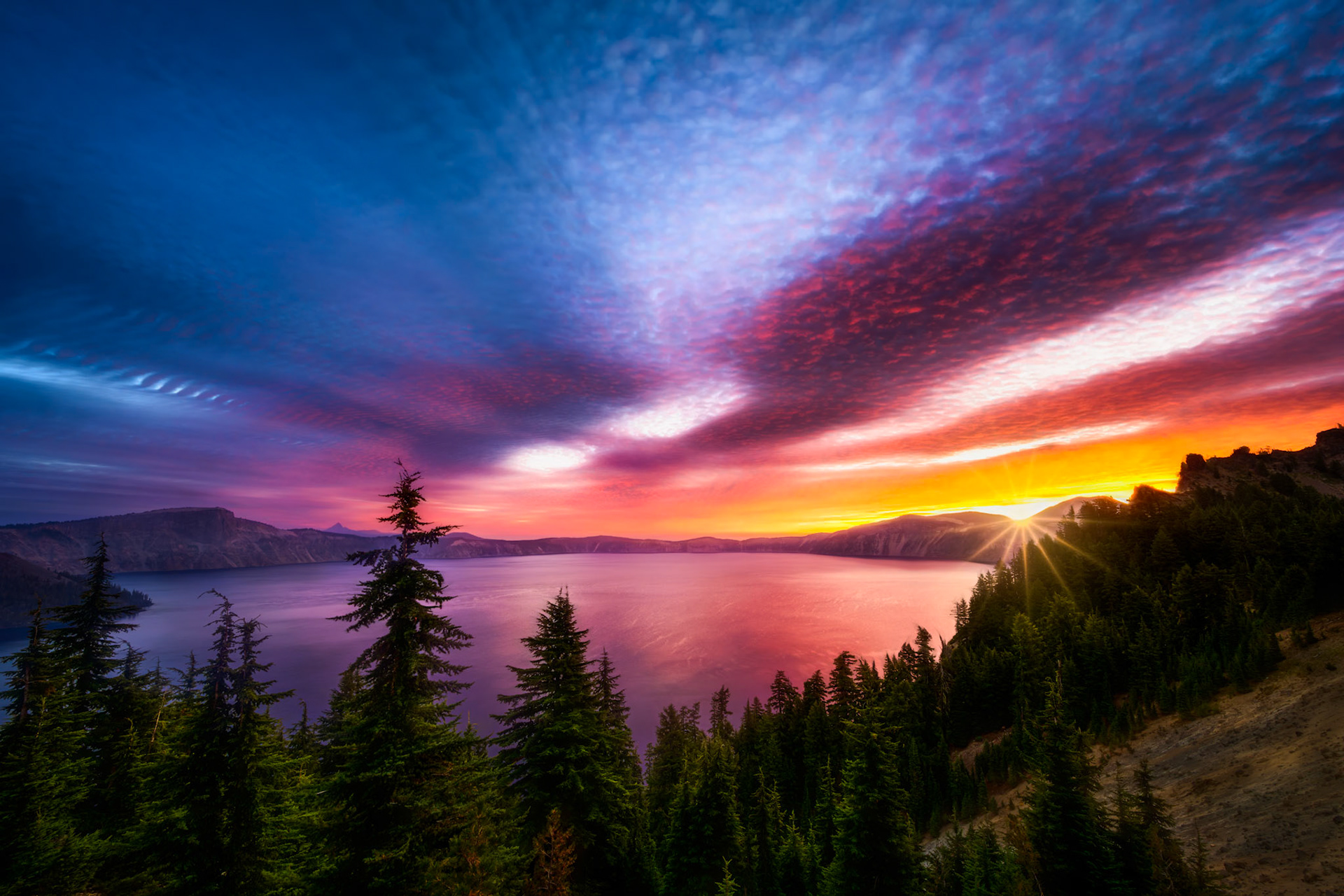 Sunrise Crater Lake