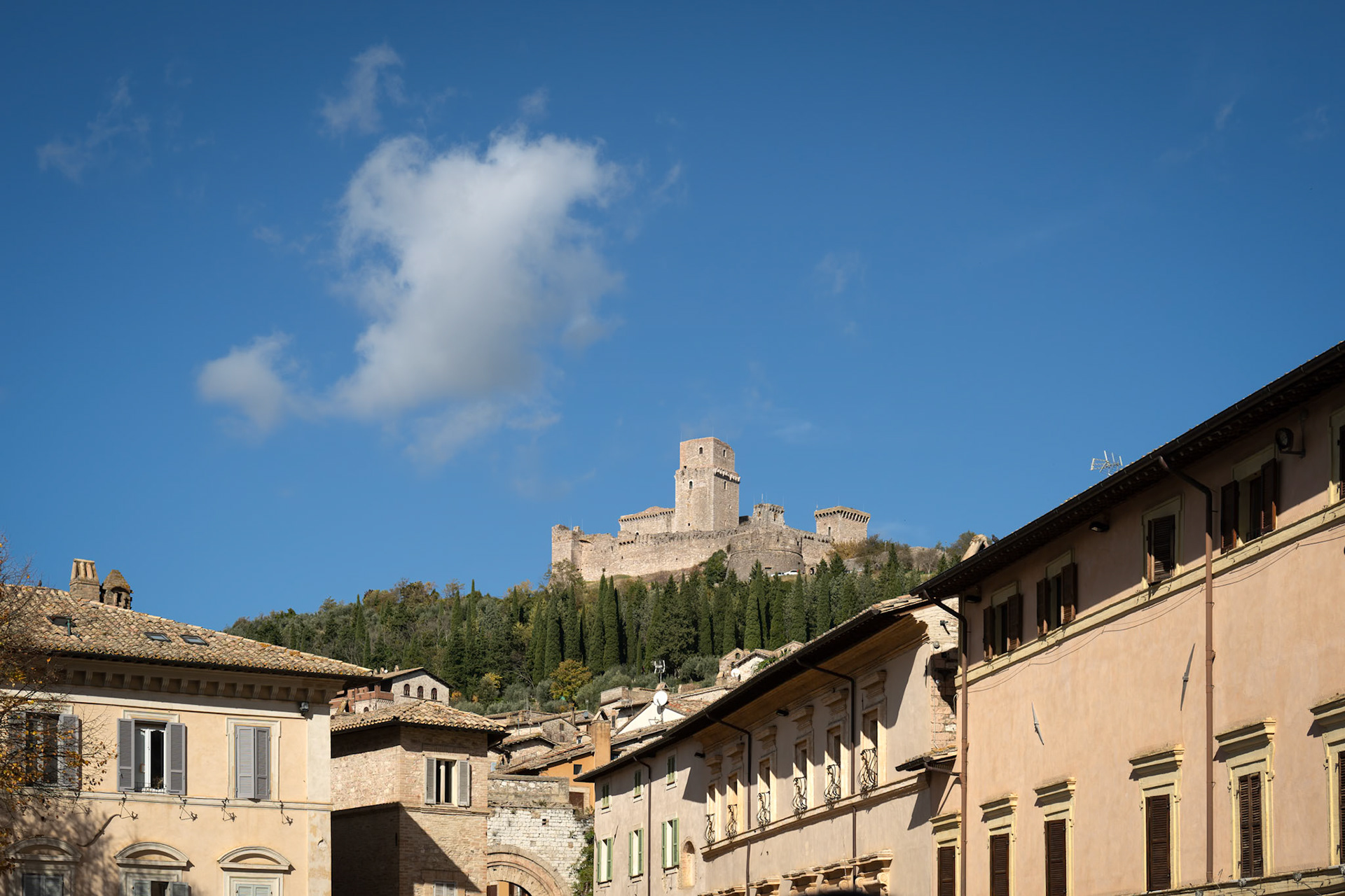 Castle on the hill, Mid Evil town of Assisi