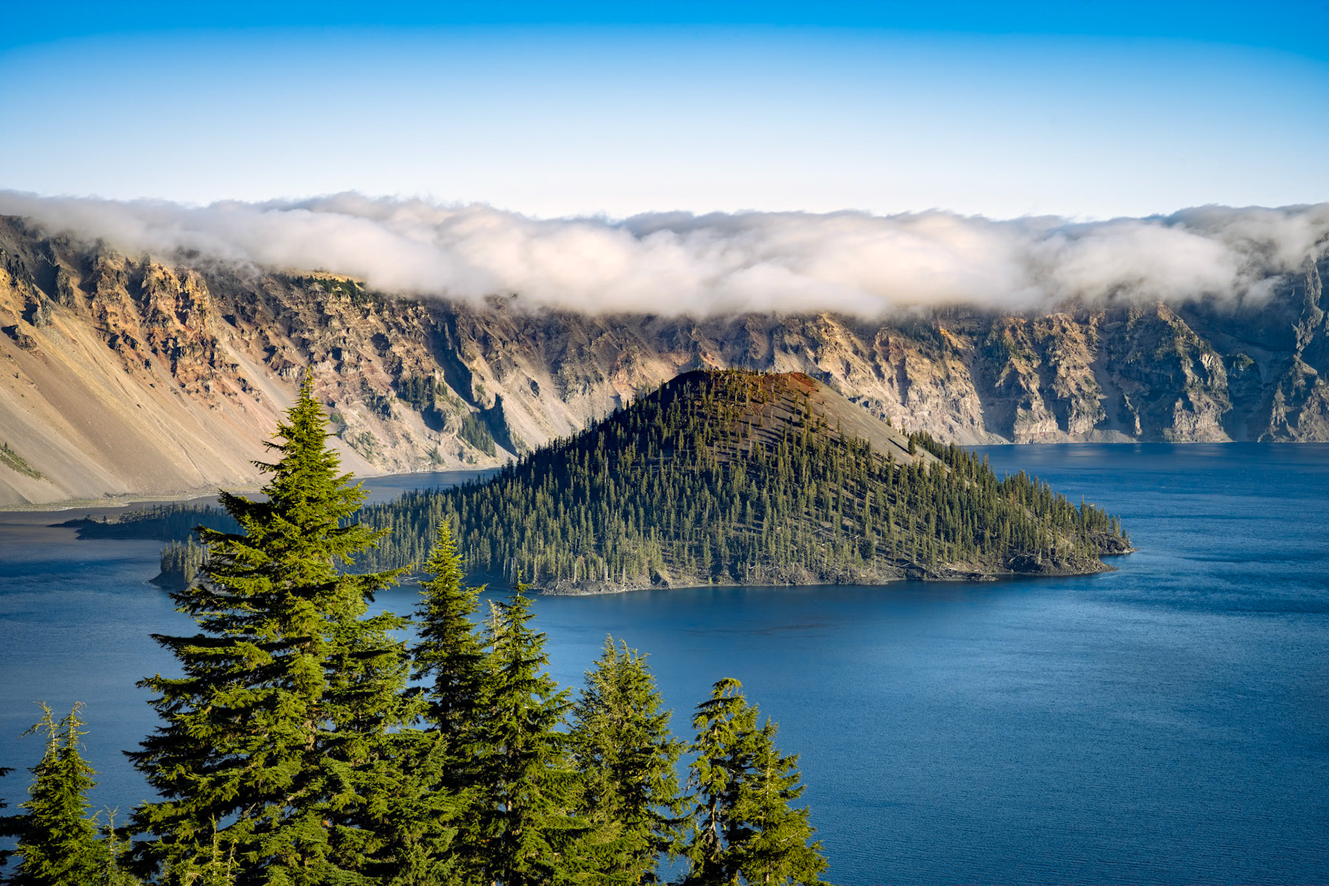 Morning Fog Crater Lake