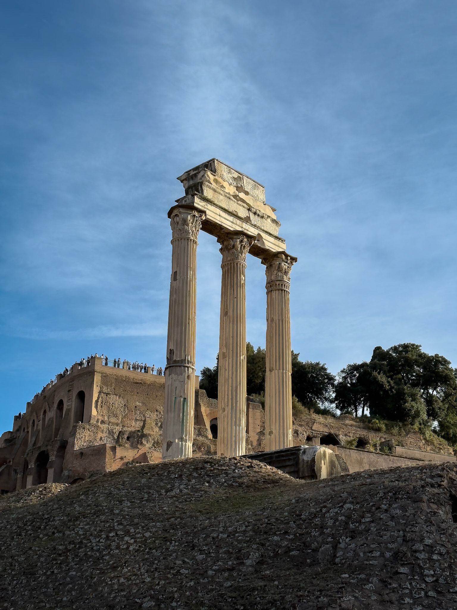 Inside the Roman Forumn