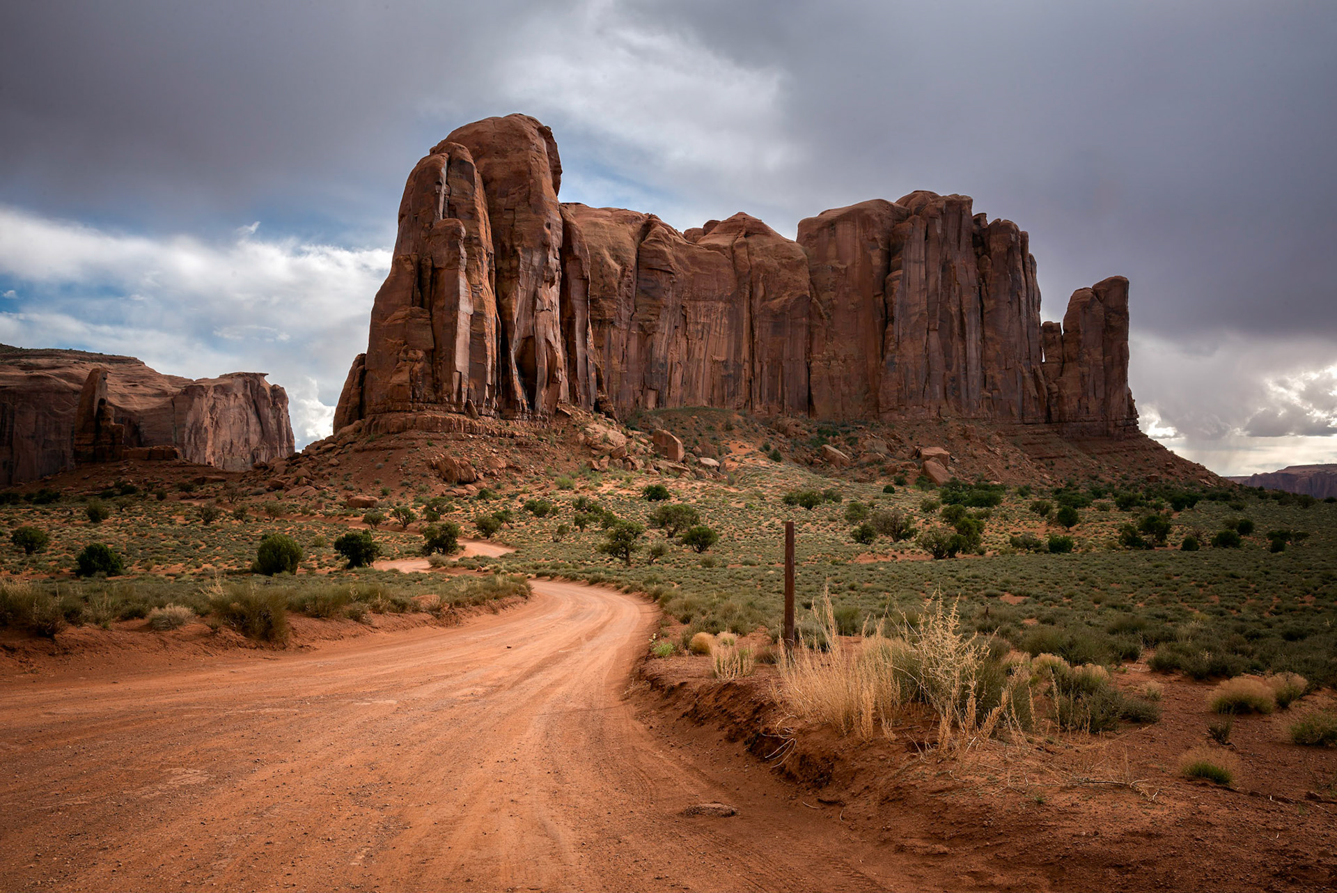 Twisty Road through Monument Valley