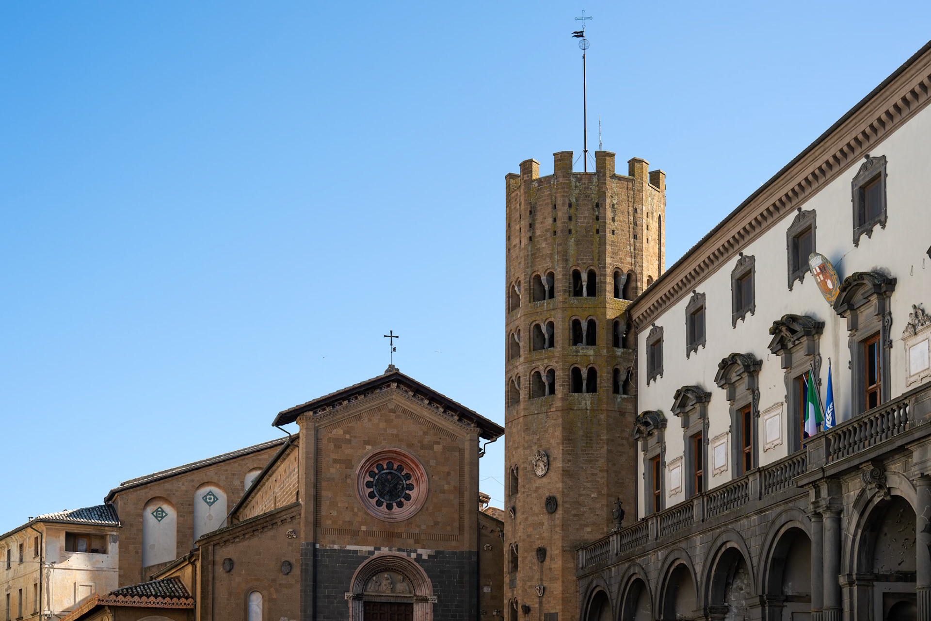 Mid Evil Church &amp; Bell Tower in Umbria