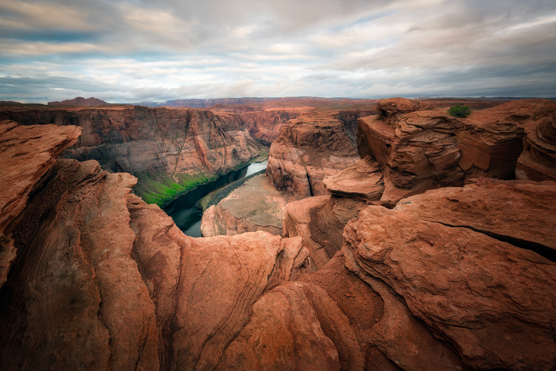 Partial View of Horseshoe Bend