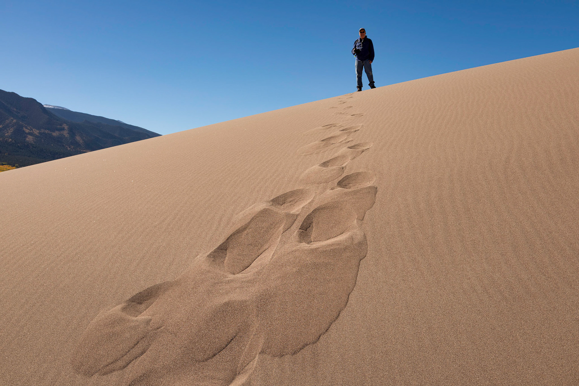 Man on a Sand Dune