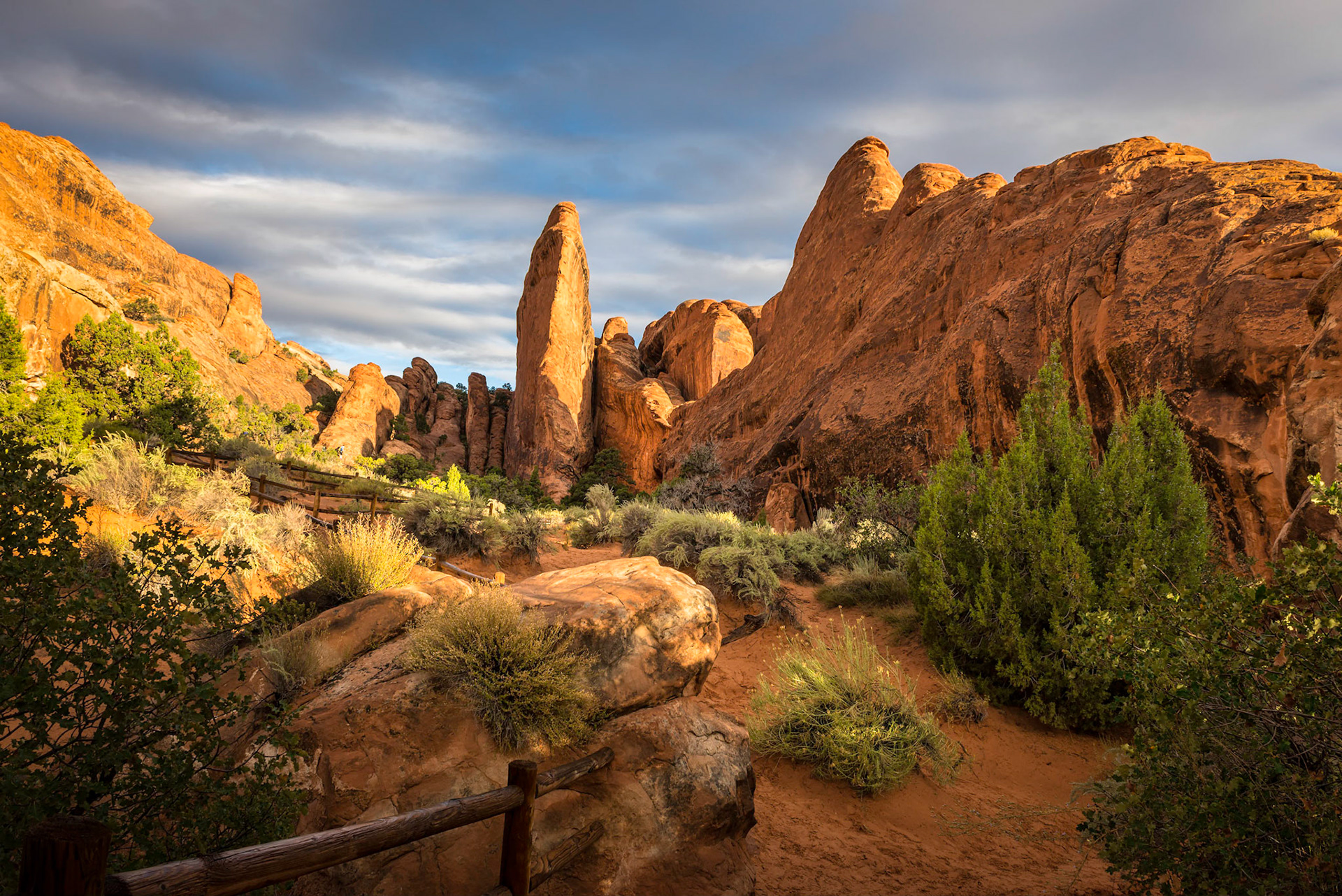 Morning Light painst the Devil's Garden