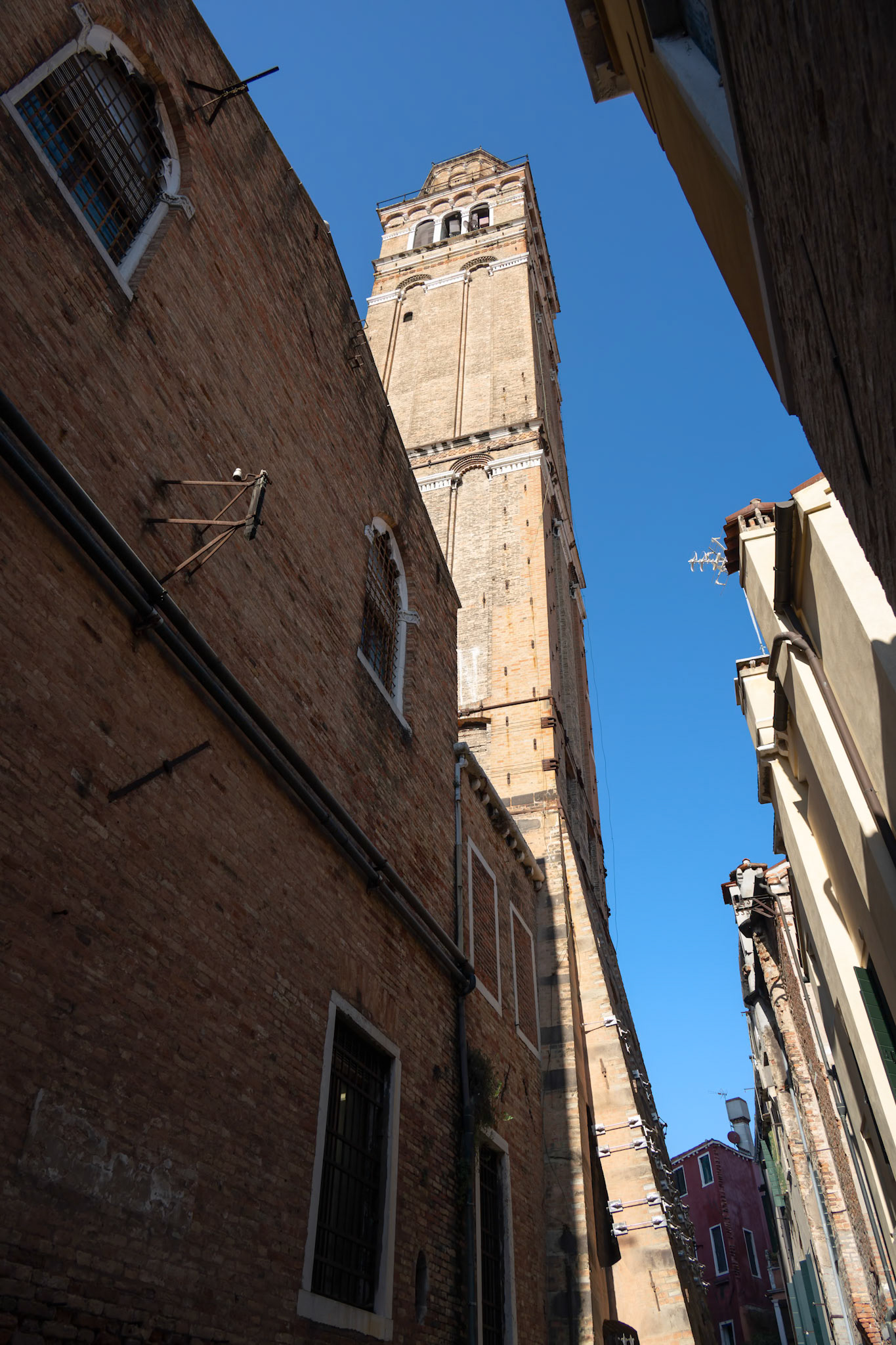 Tower of Santo Stefano in Venice built in 1544