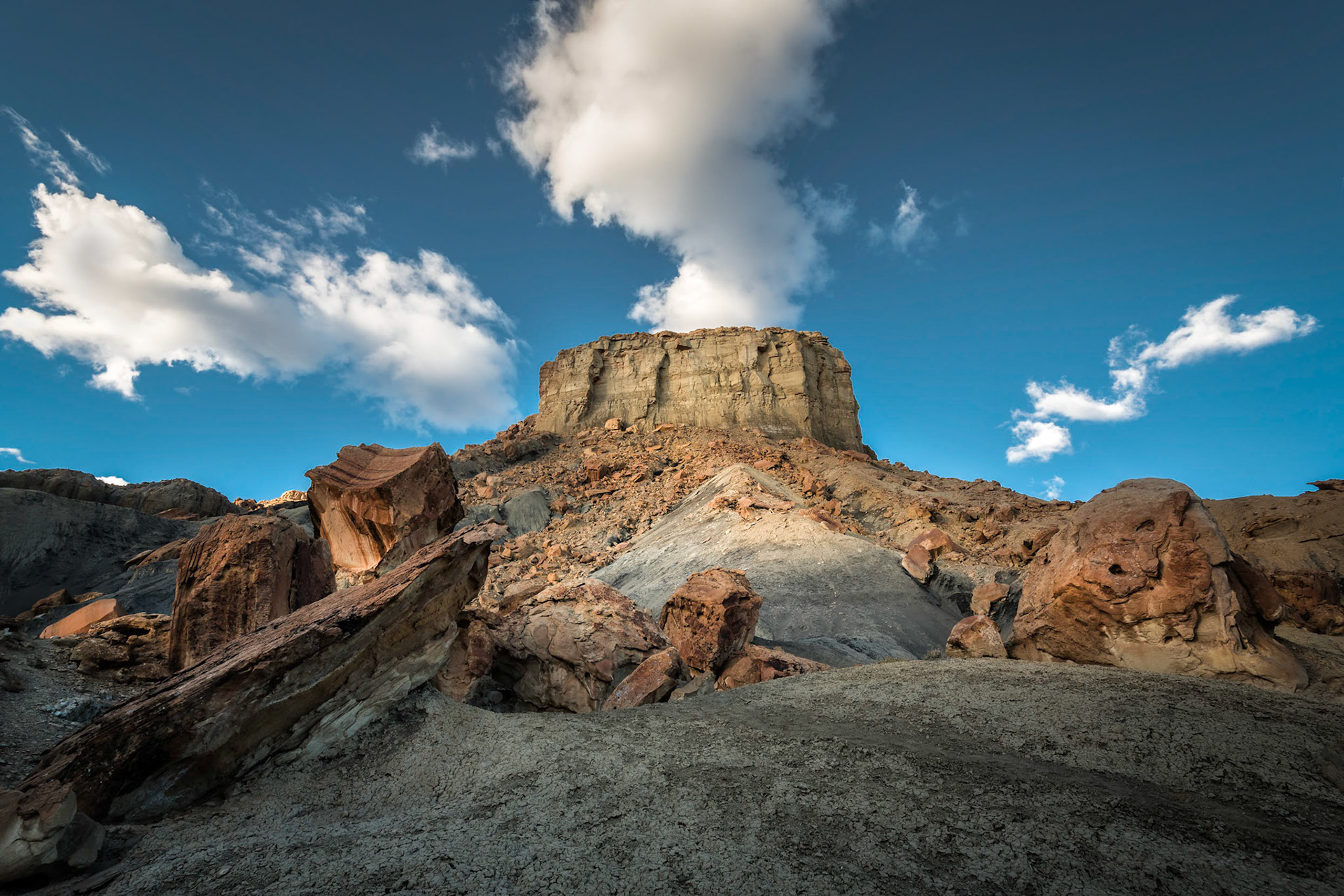 Sun Setting over Arizona Butte