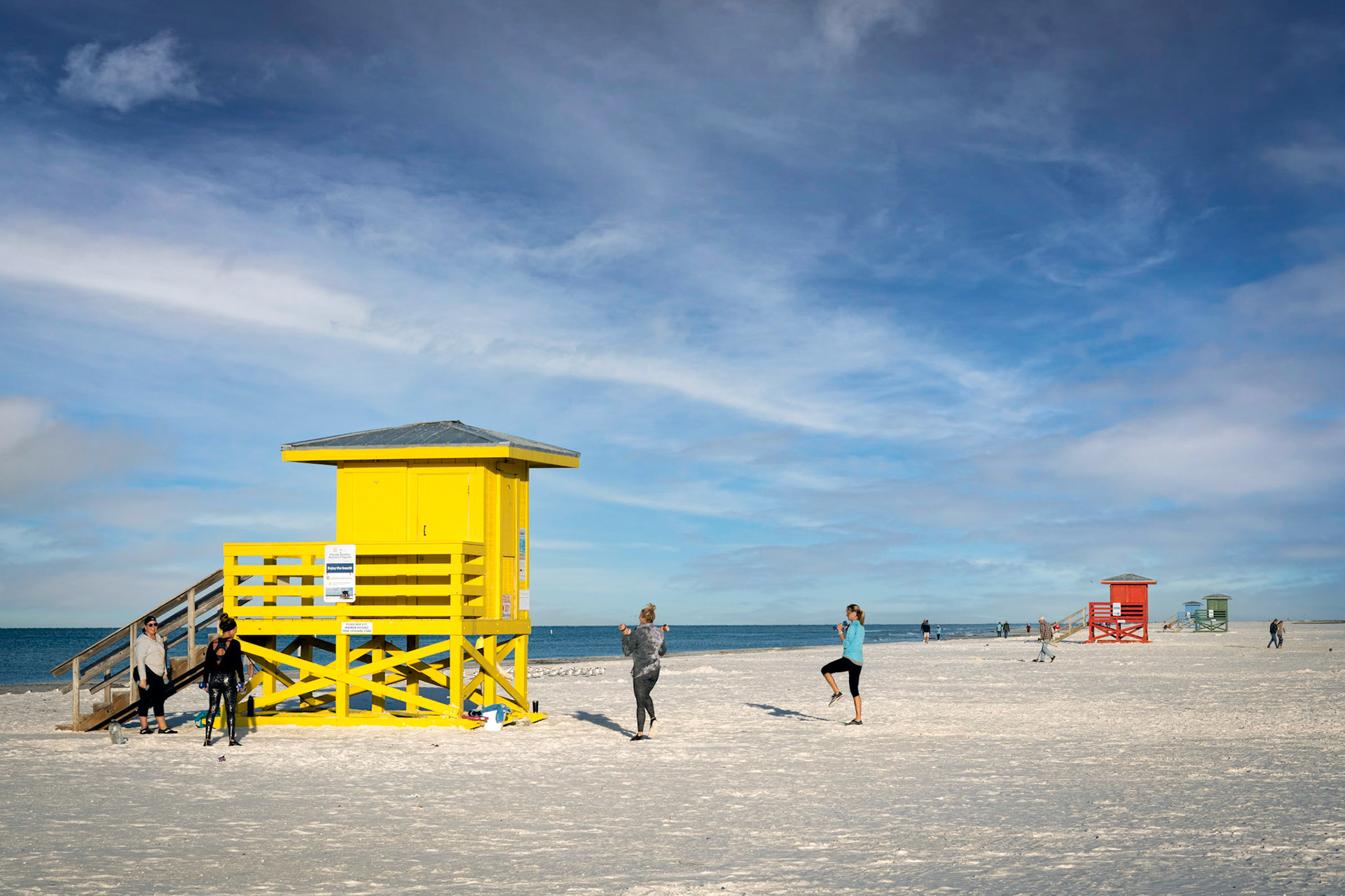 Siesta Key morning workout
