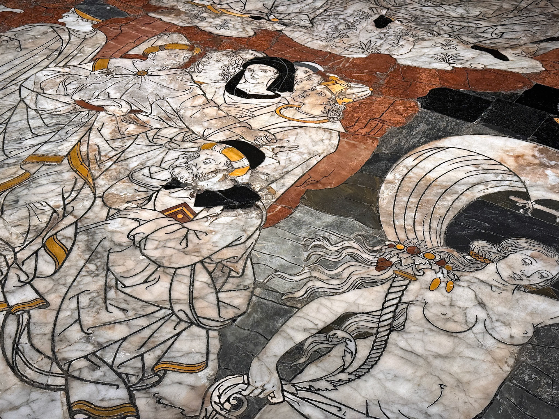 Mid Evil Church Floor in Siena