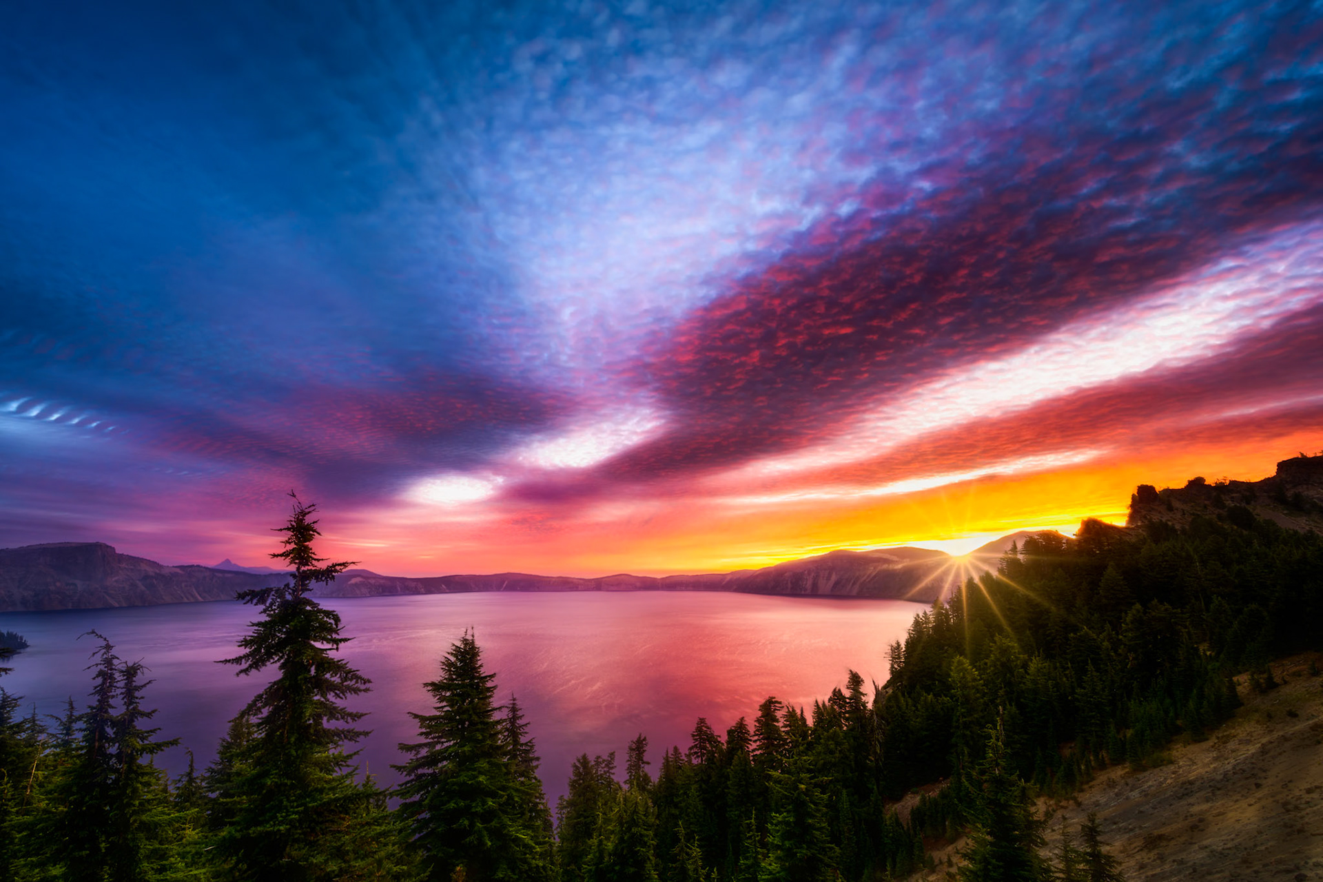 Sunrise Crater Lake