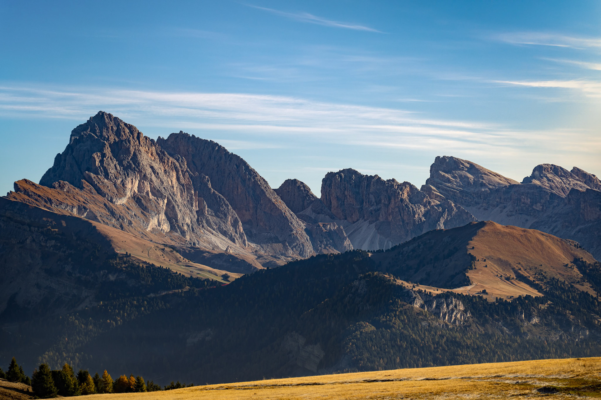 Fall hike in the Dolomites