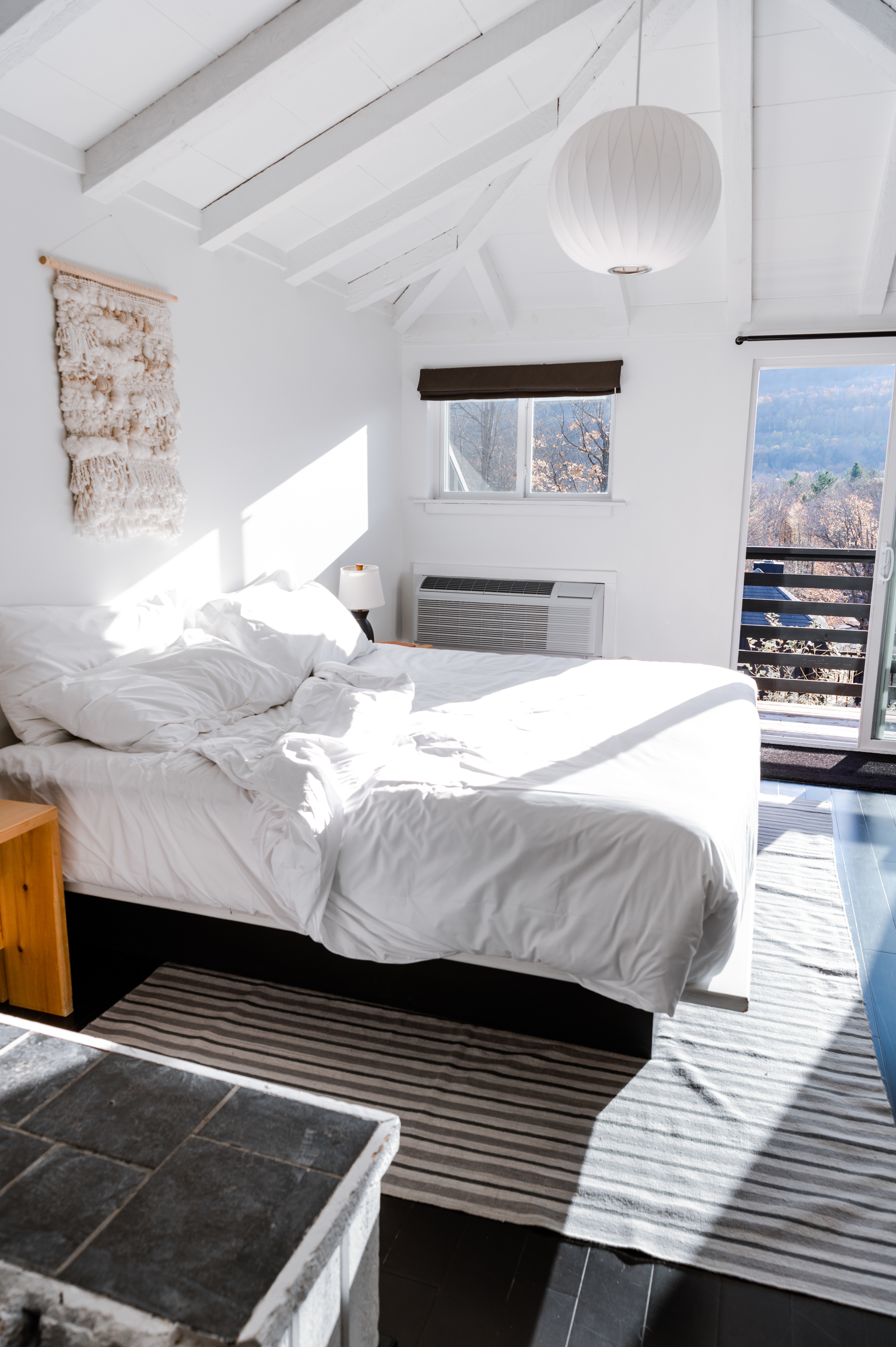 Mountain views from bed