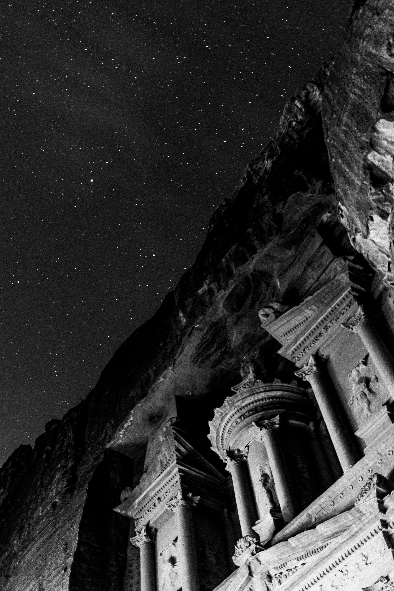 Khazneh de nuit, Petra, Jordanie - 2023