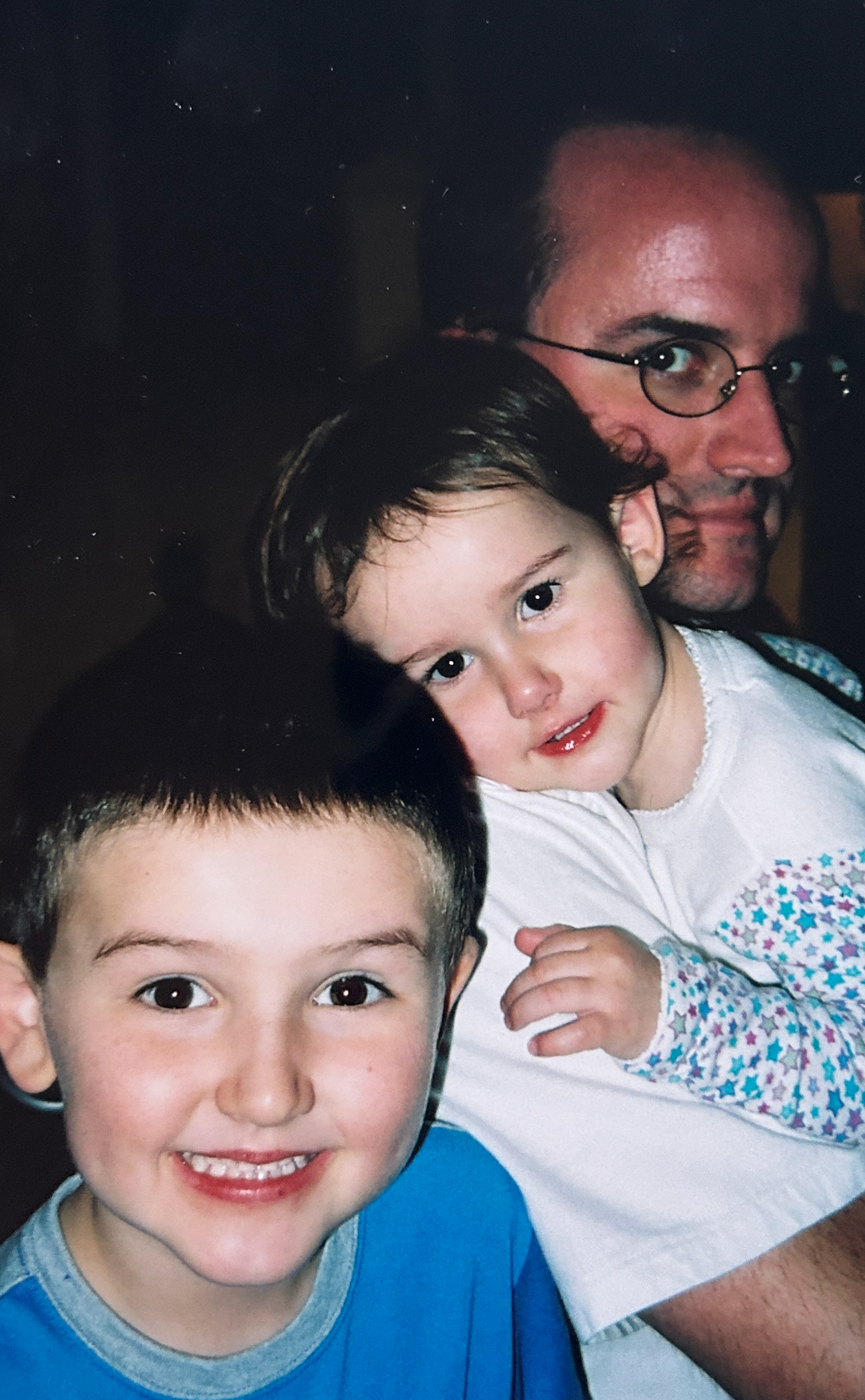 my brother Patrick, myself, and my father