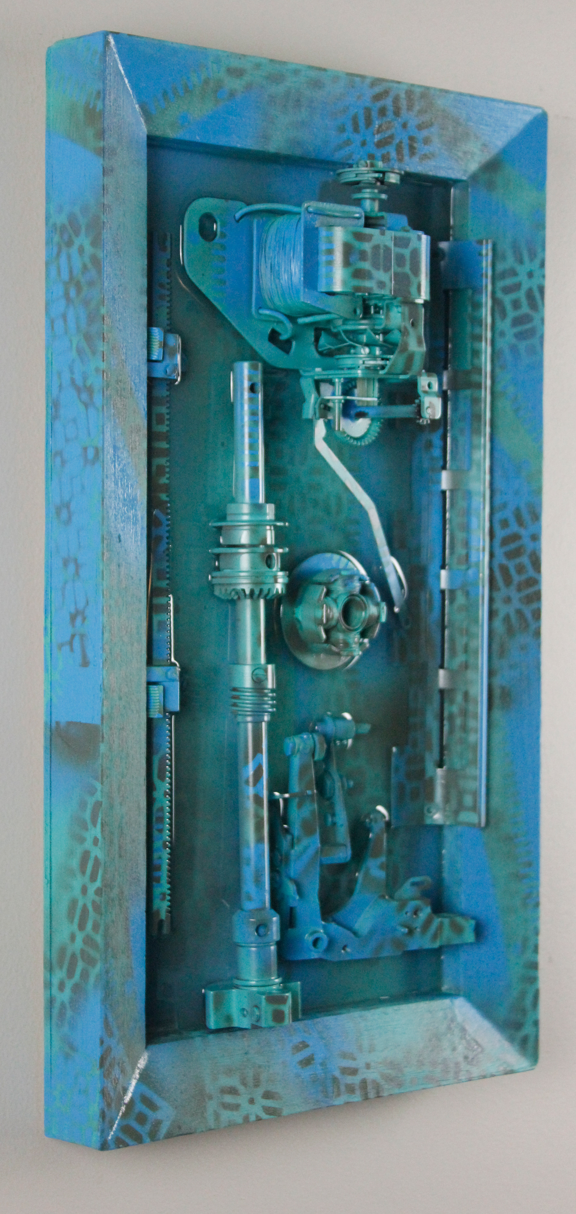 Aqueous Collection $1150 (H:18” x W:10.375” x D:2.75”)