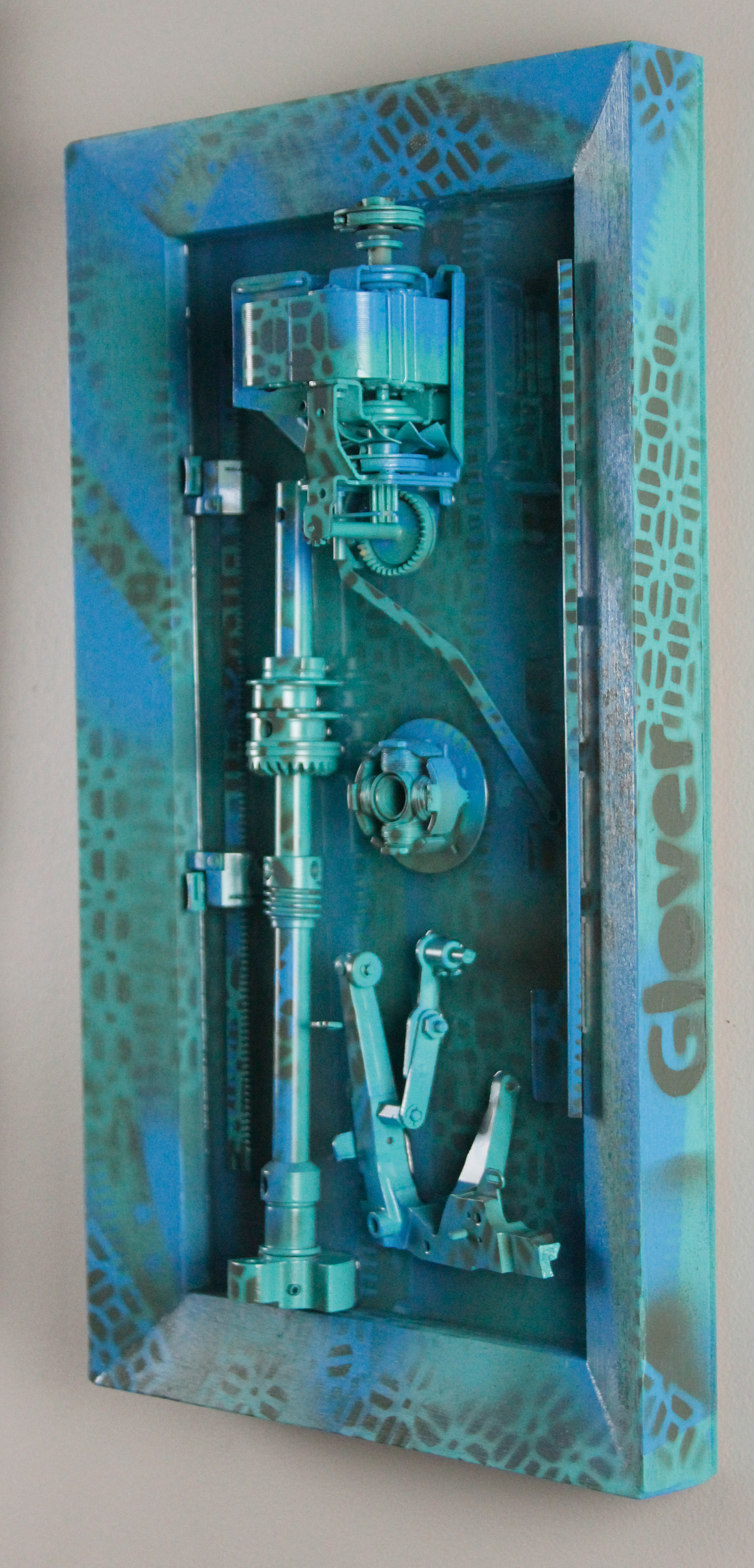 Aqueous Collection $1150 (H:18” x W:10.375” x D:2.75”)