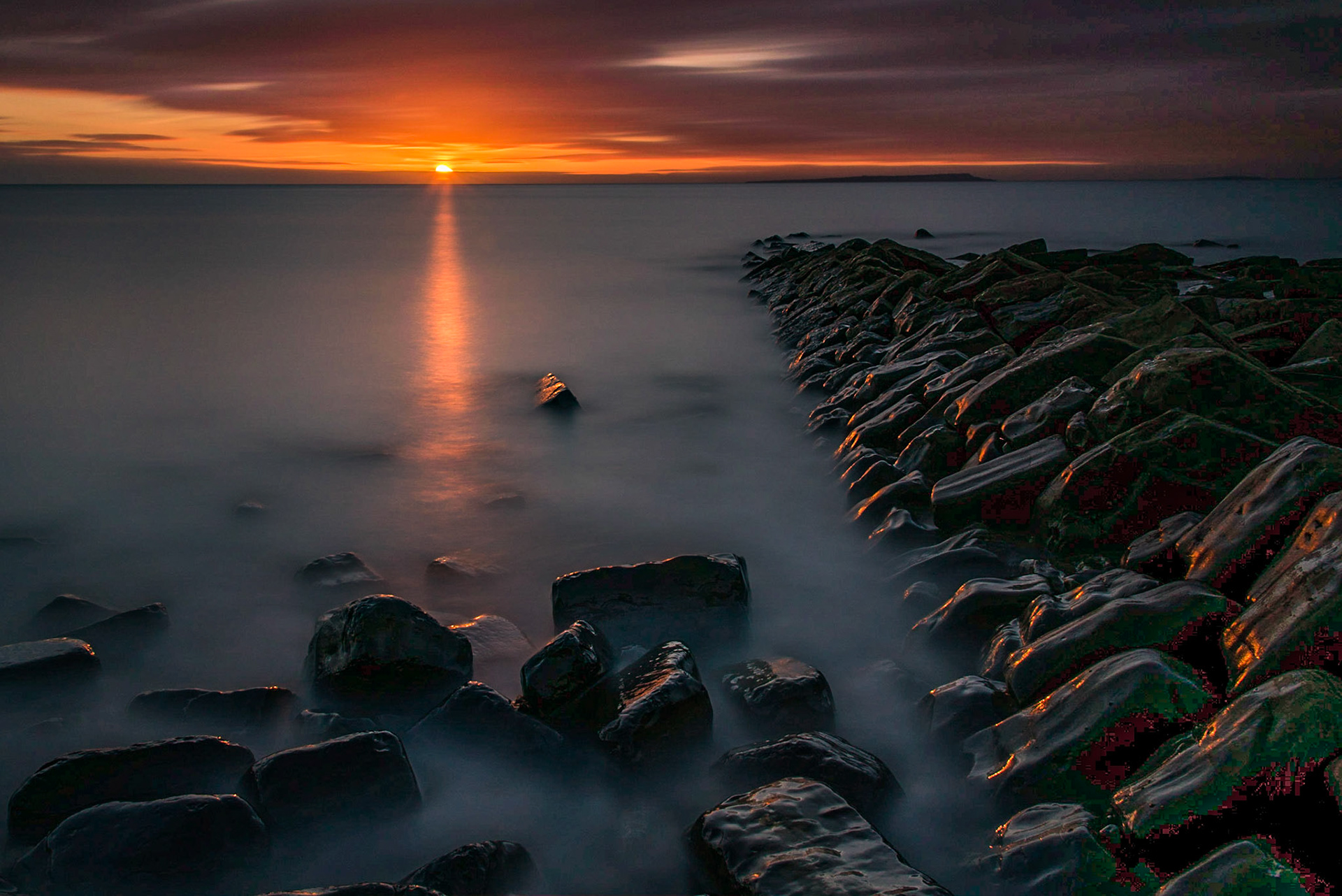 Sunset at Kimmeridge