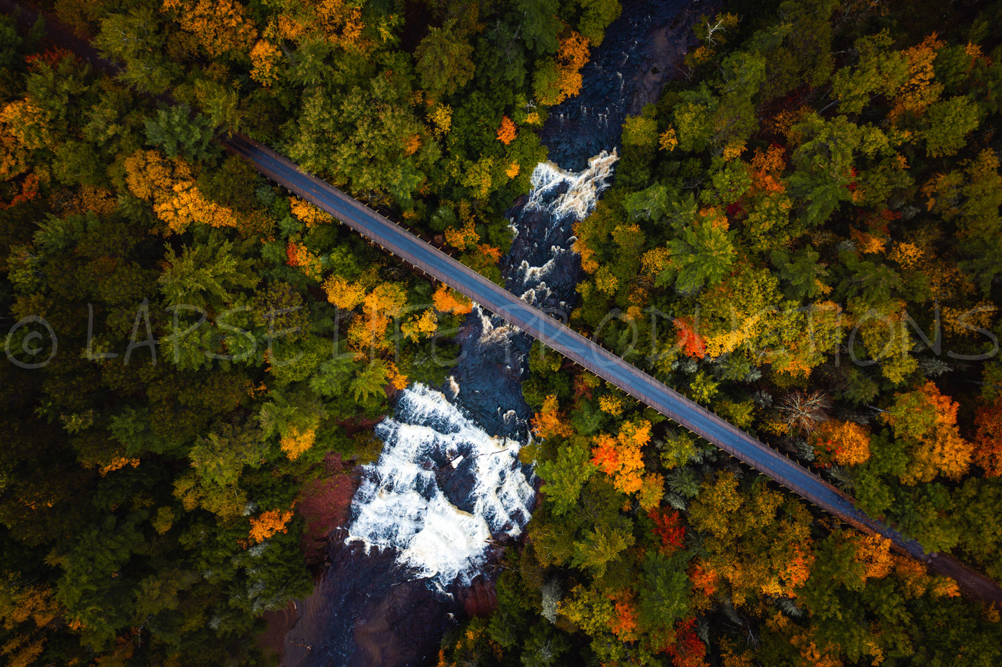 Waterfall Bridge Aerial