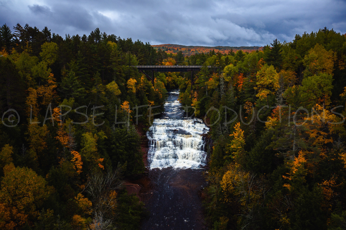 Waterfall Bridge Aerial