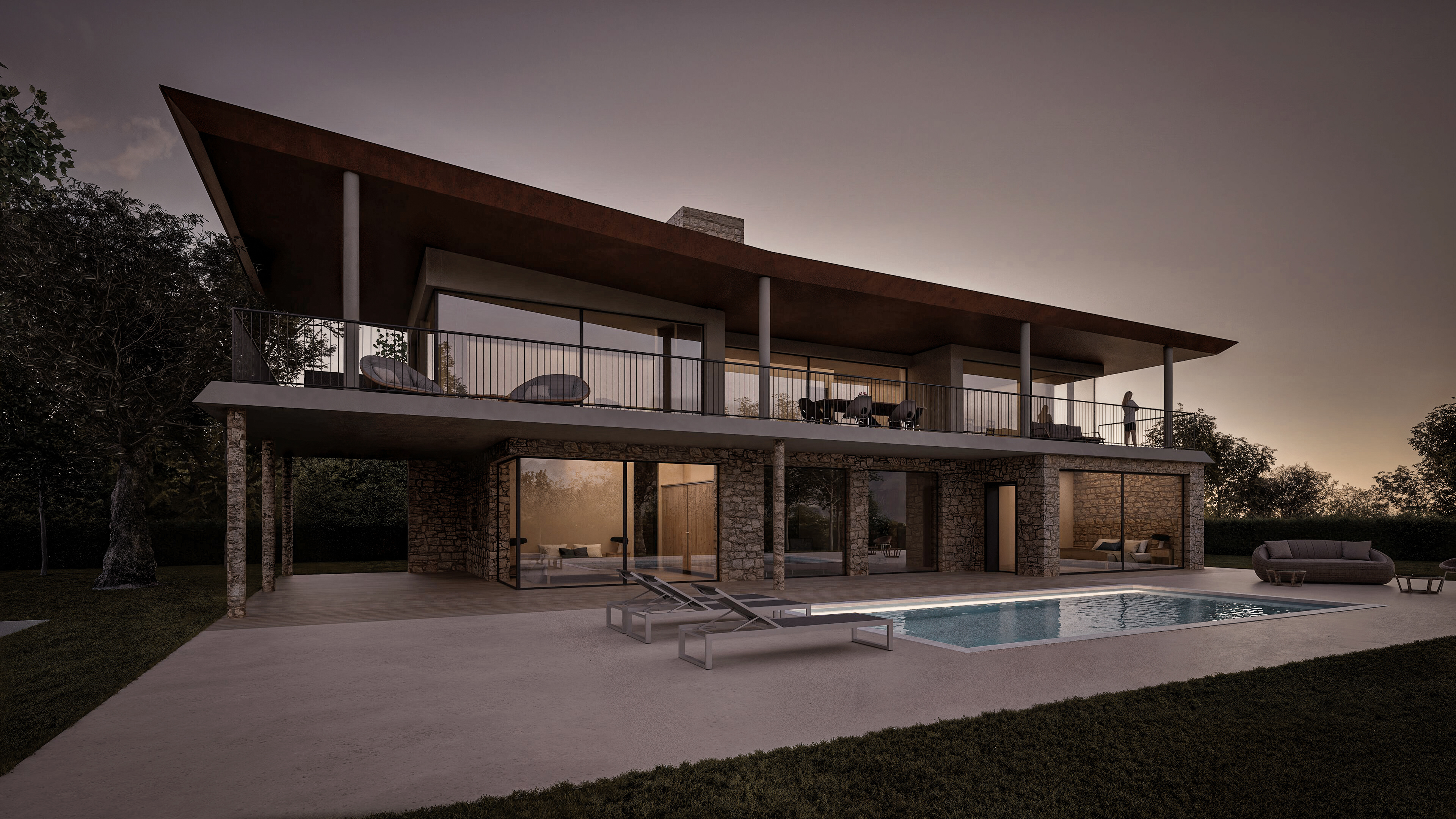 Rendering for Piersolieri Architecture. Garda (IT)