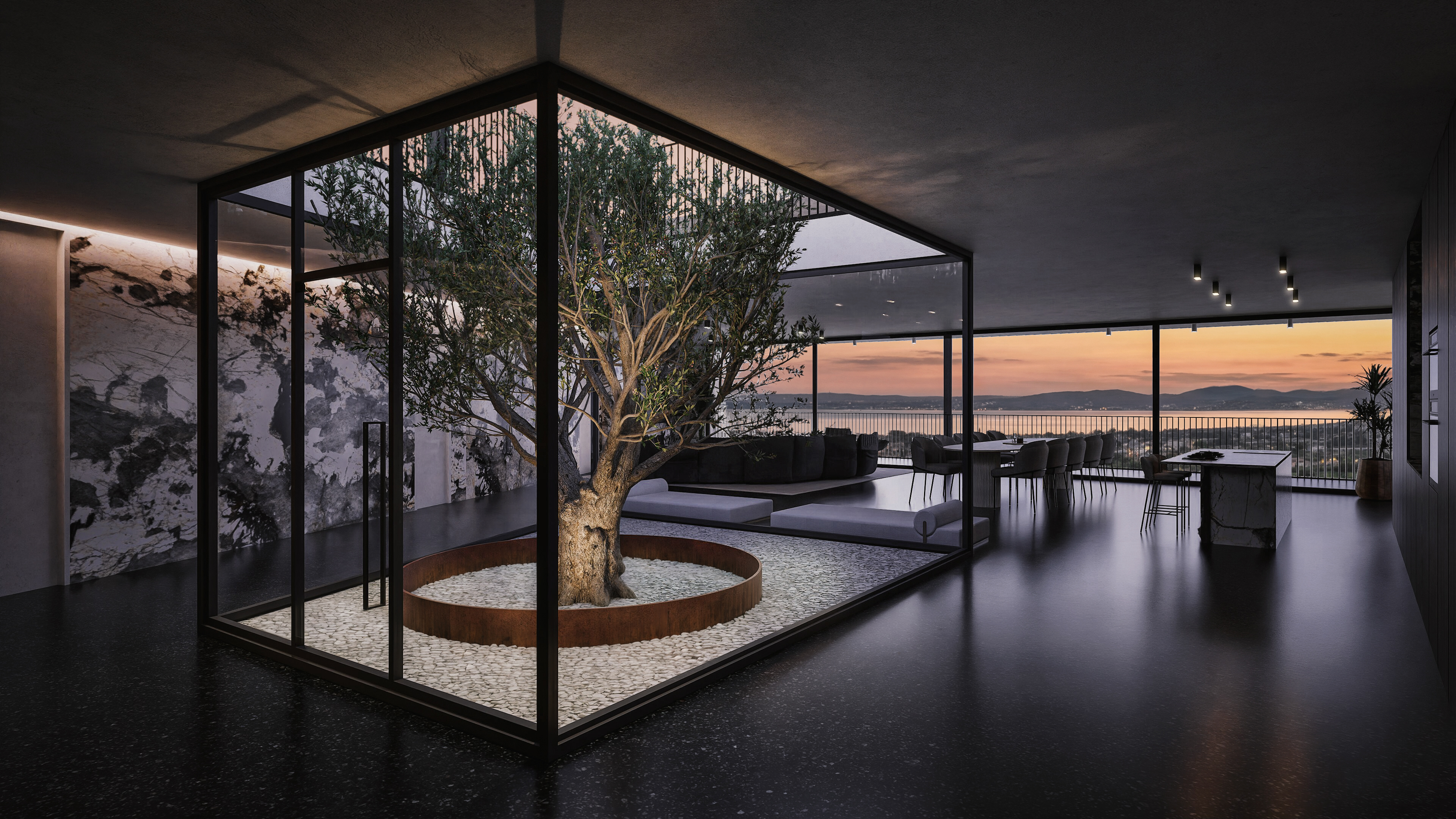 Rendering for Piersolieri Architecture. Garda (Italy)